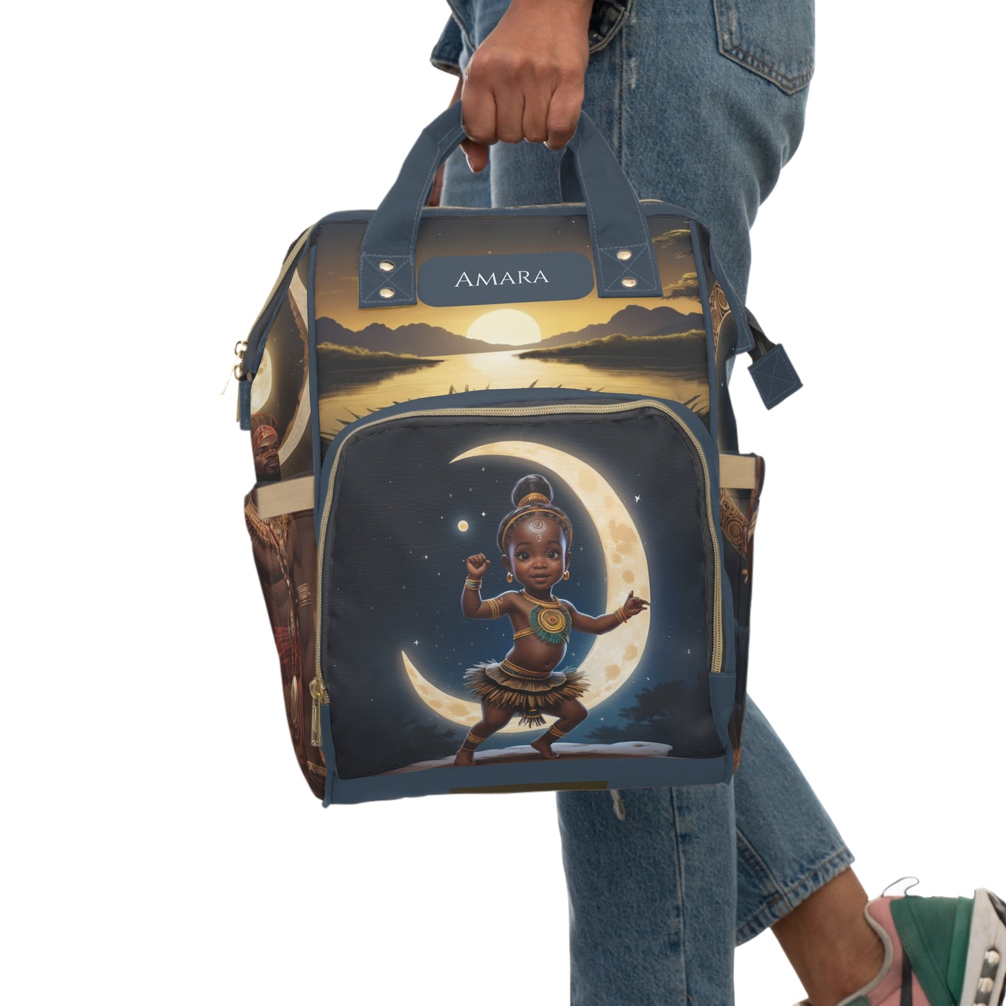 Amara Igbo Moon Princess Diaper Bag – Luxury Baby Bag