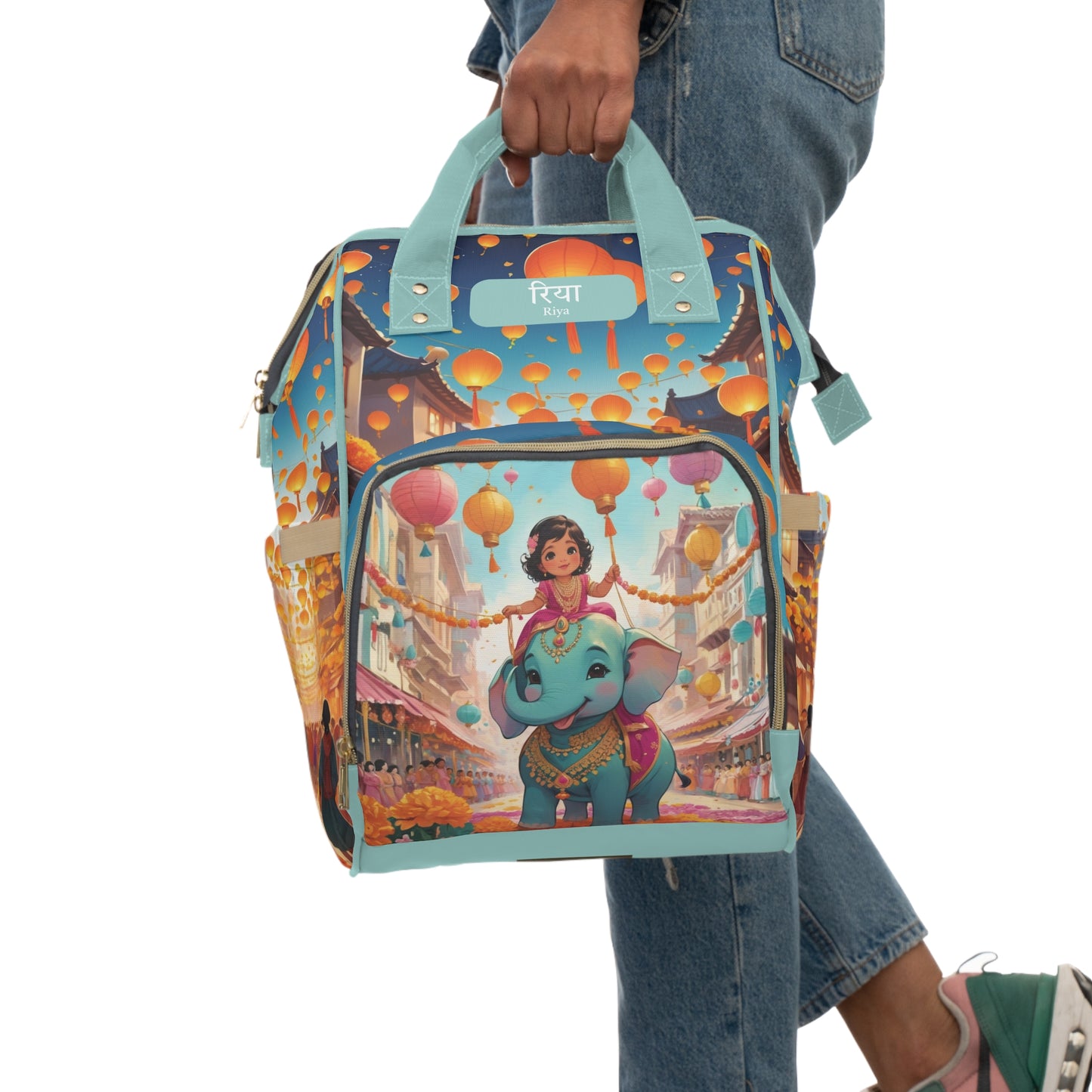 Riya India Baby Bag – Personalized Elephant Parade