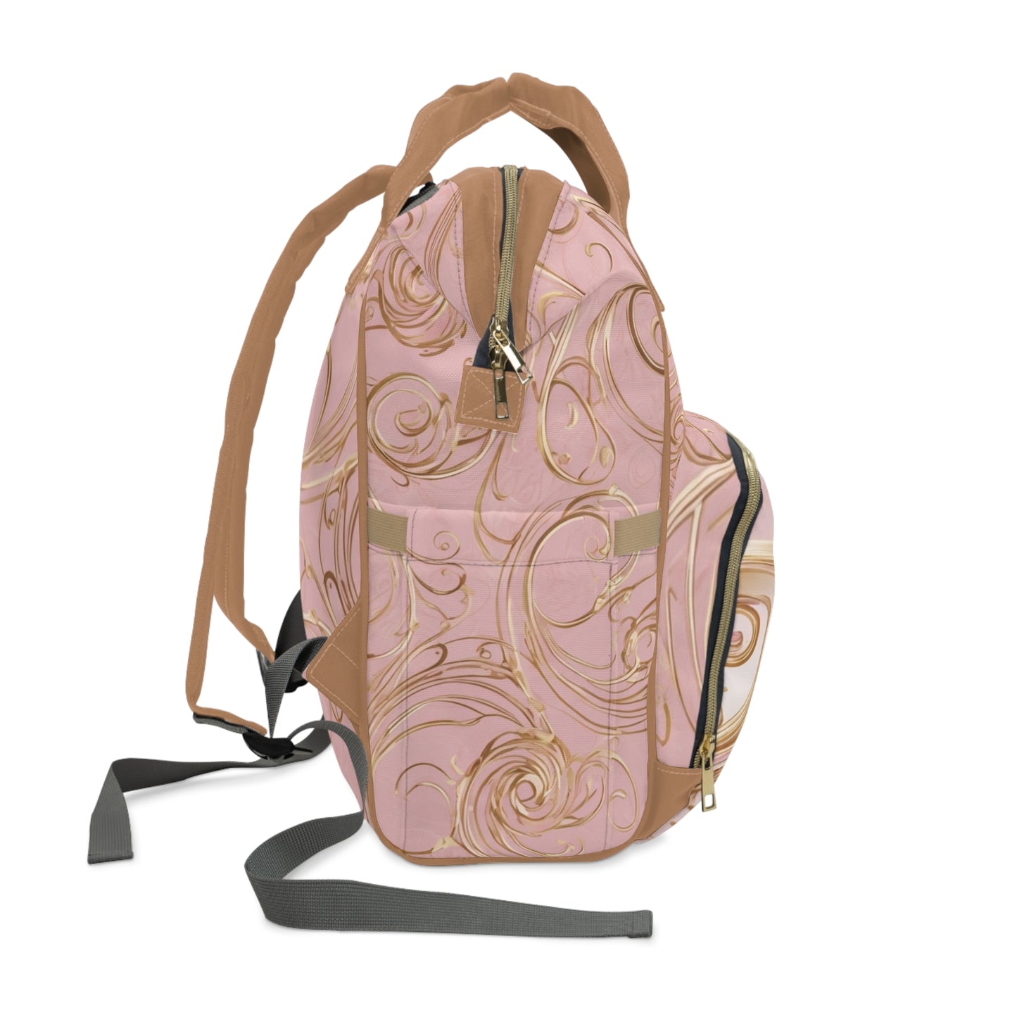 Girls Diaper Bag "Ghalyati" My Precious Personalized Arabic Diaper Backpack