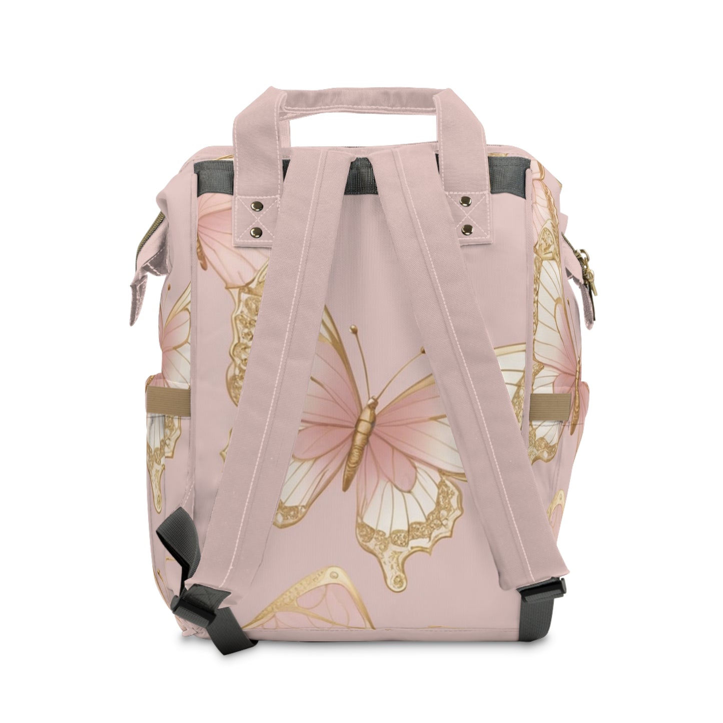 Girls Diaper Bag "Ya Qalbi" Oh My Heart Personalized Arabic Diaper Backpack
