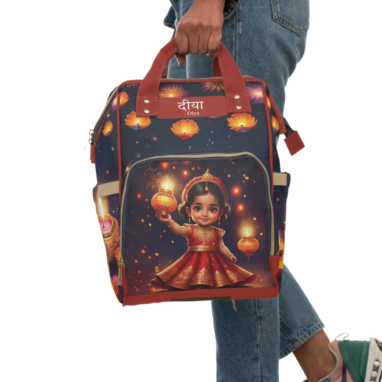 Diya India Baby Bag – Festival of Light, Free Personalization