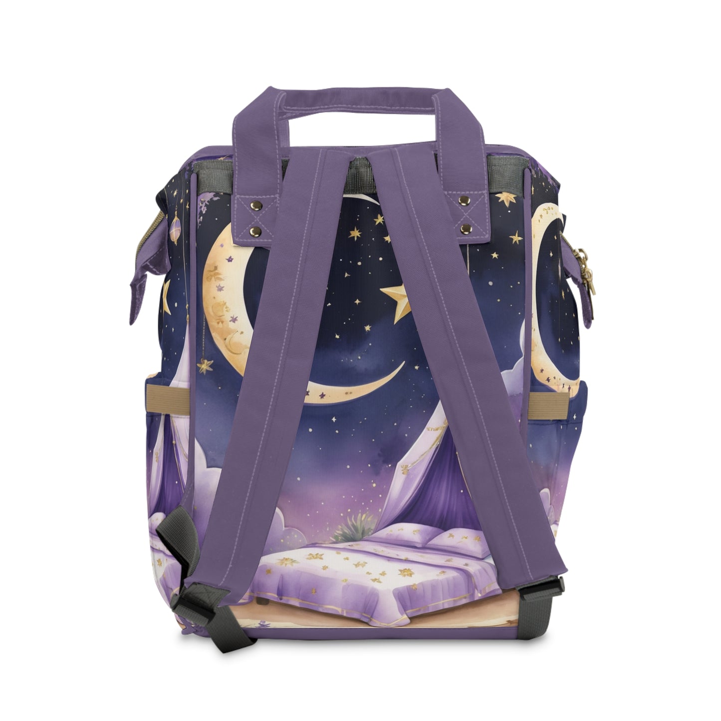 Noor Baby Bag – Personalized Arabic Moon & Stars