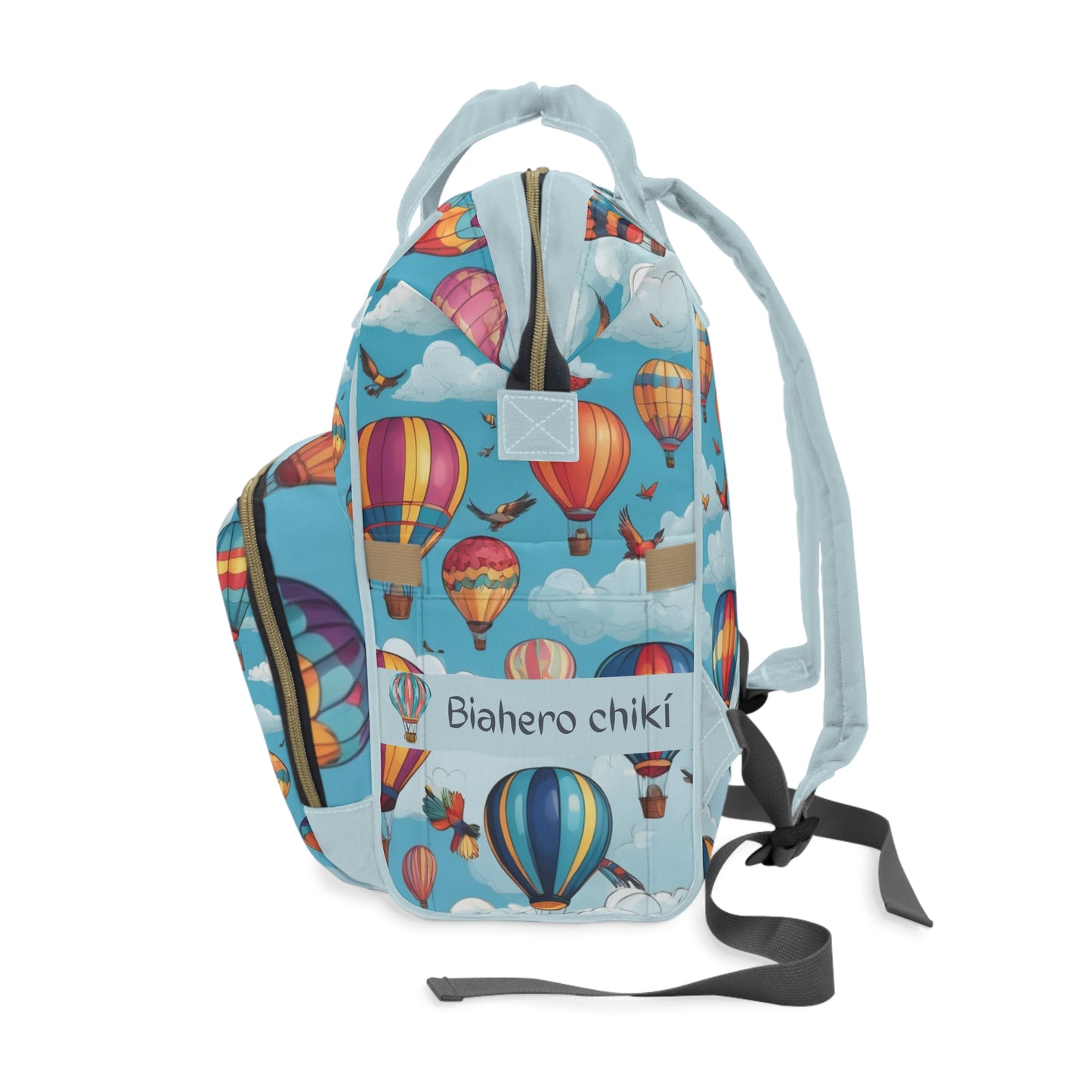 Boys Diaper Bag Personalized Aruba Baby Bag Balloon Festival Sky Waterproof Backpack