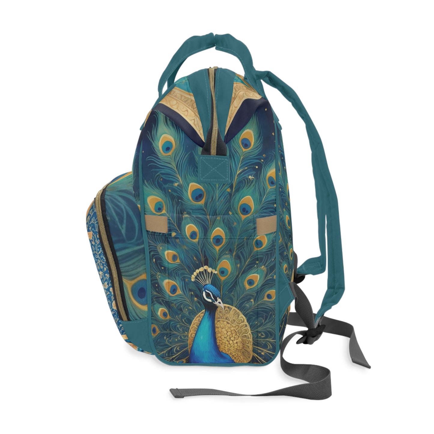 Meera India Baby Bag – Peacock Princess, Free Personalization