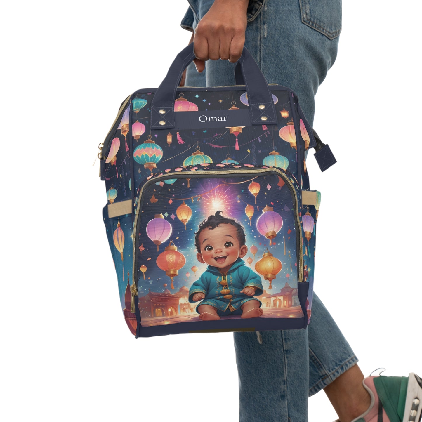 Omar Festival Lights Baby Bag – Personalized Moroccan
