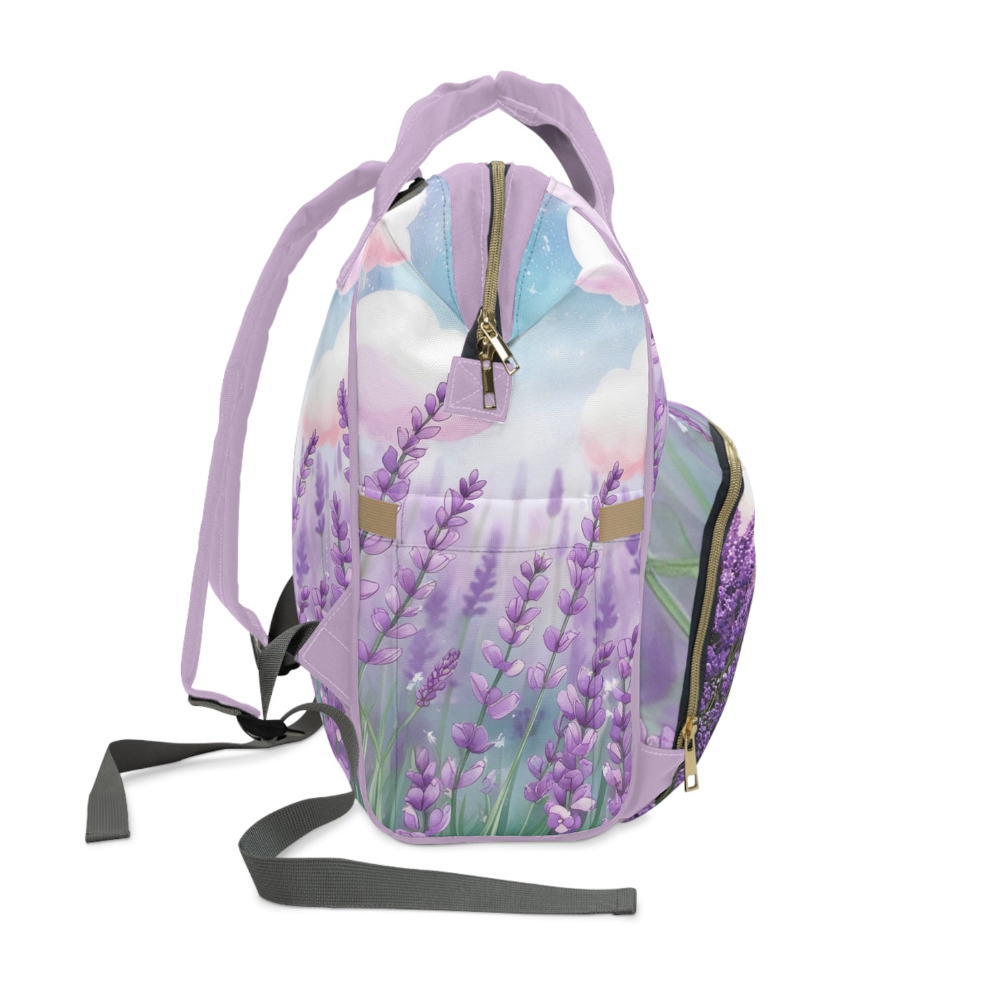 Zara Lavender Dreamer Baby Bag π Personalized Purple Diaper Bag