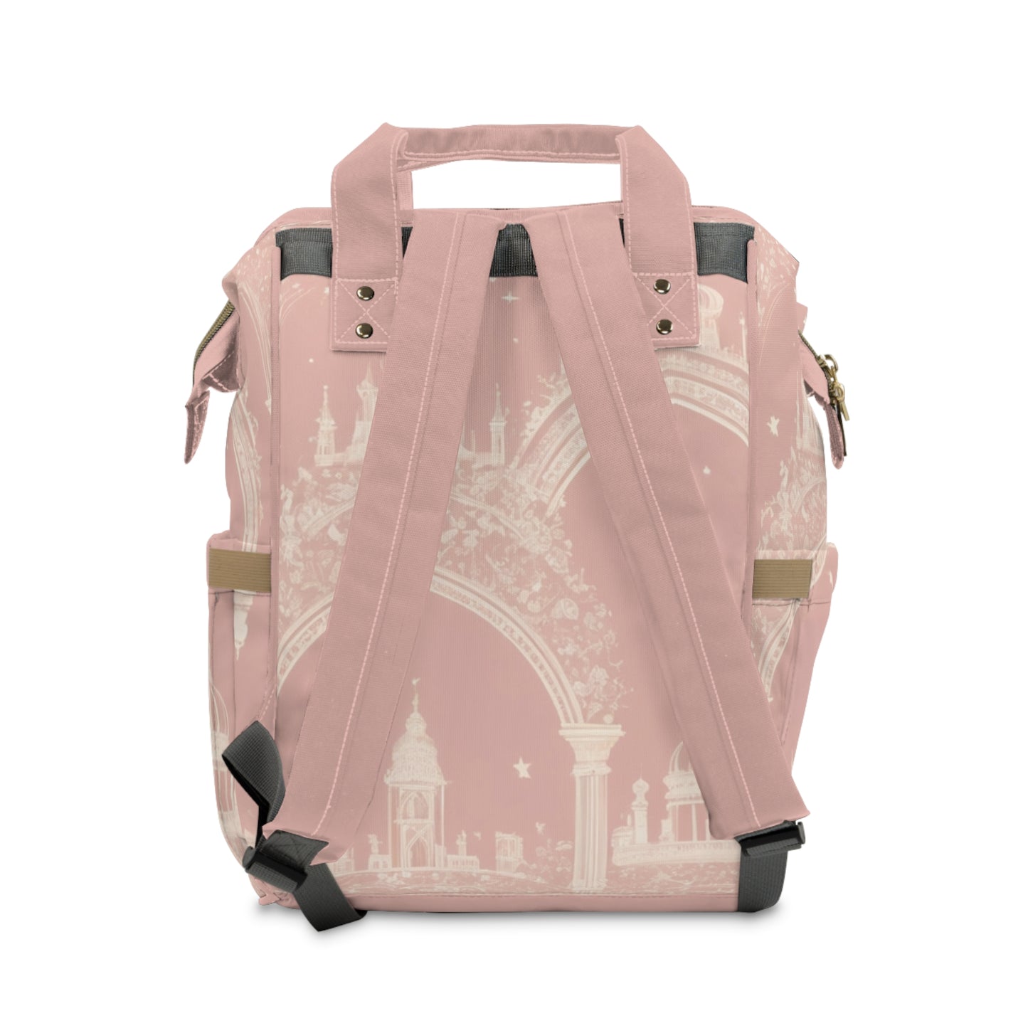 Girls Diaper Bag Personalized Arabic Baby Bag Amira Princess Pink Design