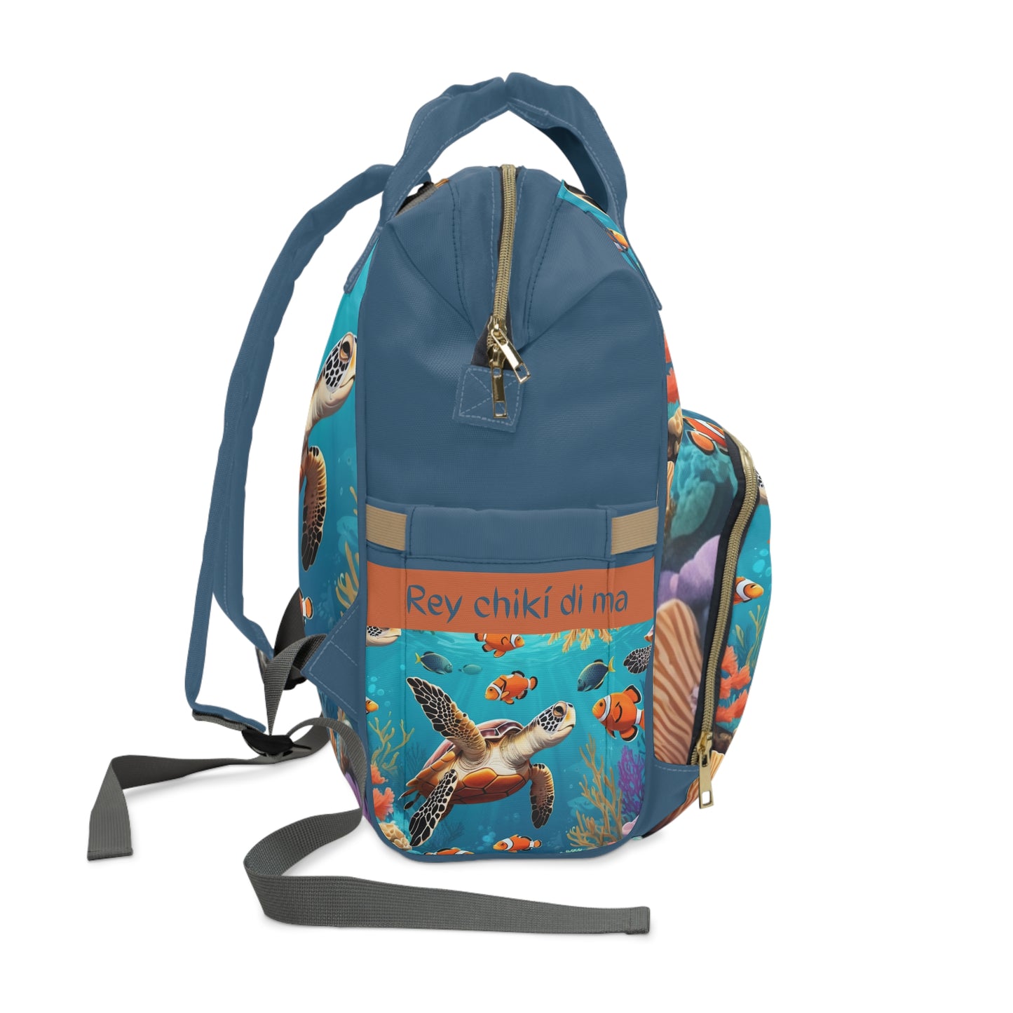 Boys Diaper Bag Personalized Aruba Baby Bag Sea Turtle Ocean Waterproof Backpack