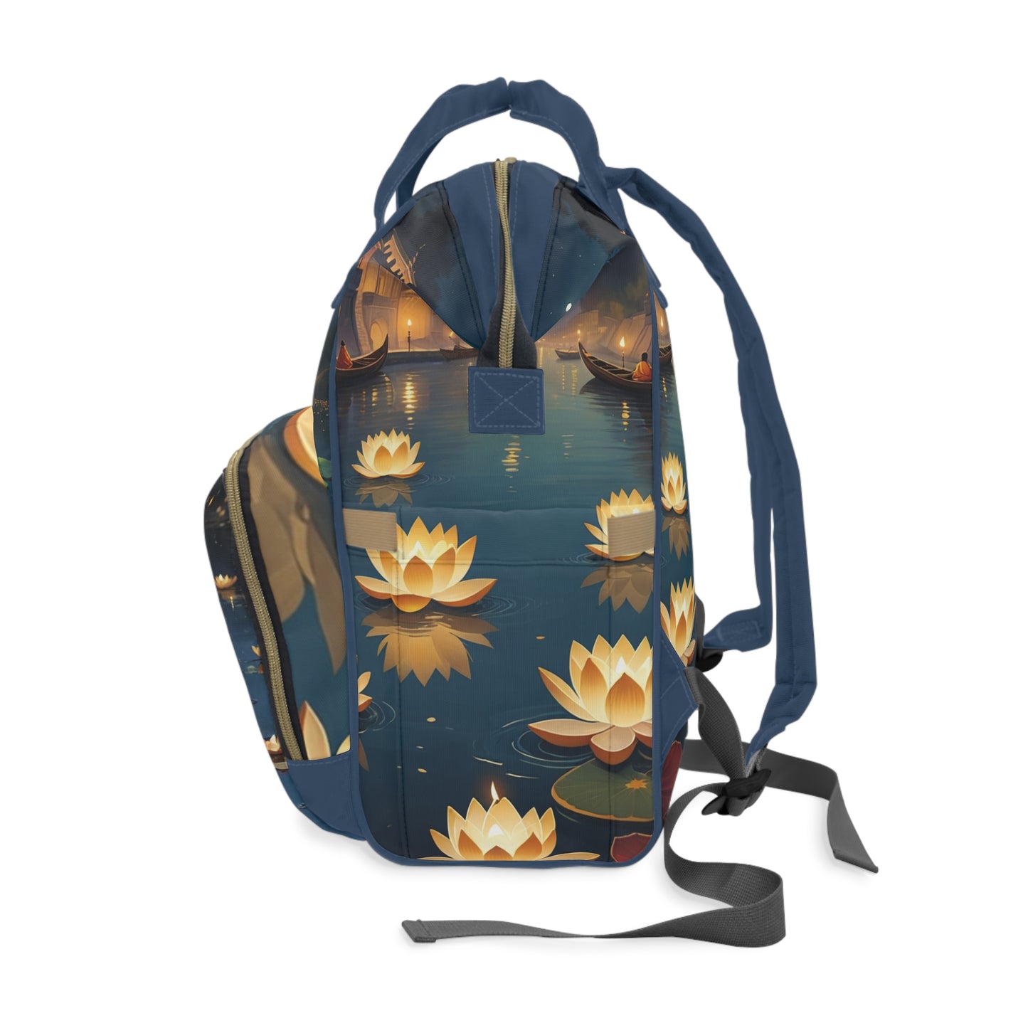 Devansh India Baby Bag – Personalized Lotus Moonlight Design