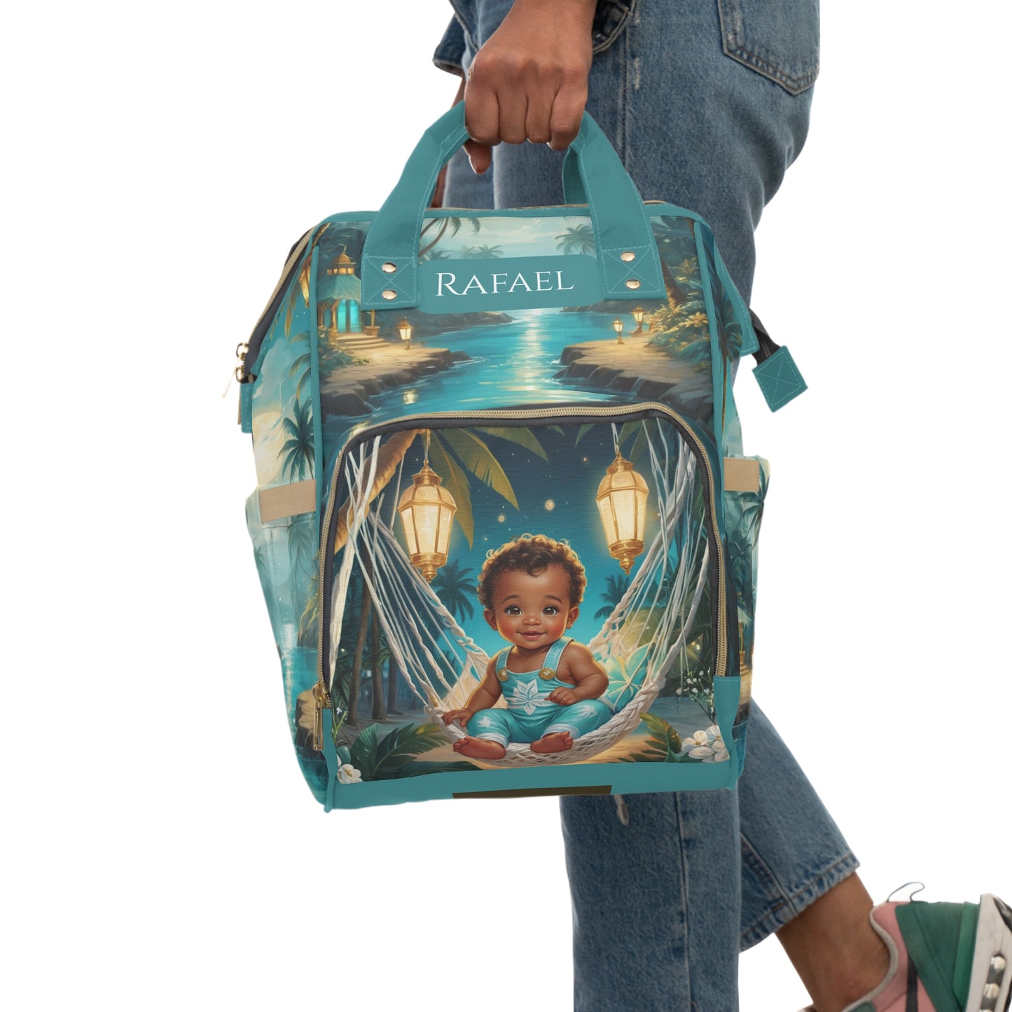 Rafael Aruban Baby Bag – Island Night Elegance