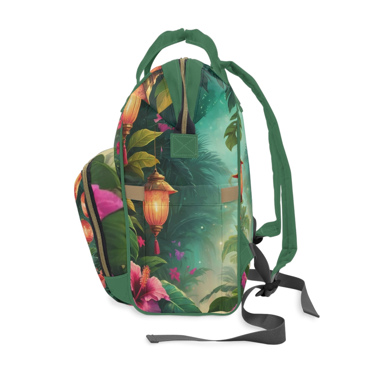 Zayra Aruban Baby Bag – Tropical Lantern Garden
