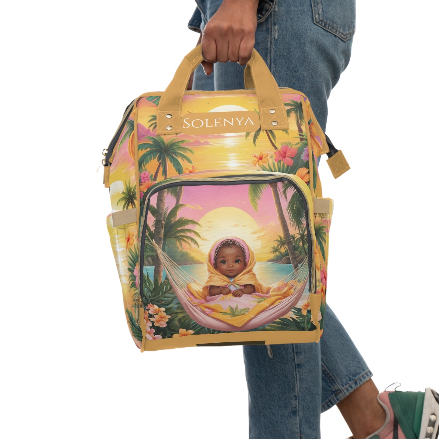 Solenya Aruban Baby Bag – Sunset Hammock Elegance