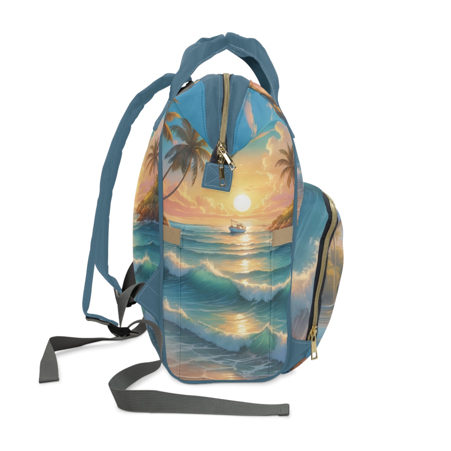 Elian Aruban Baby Bag – Ocean Sunset Adventure