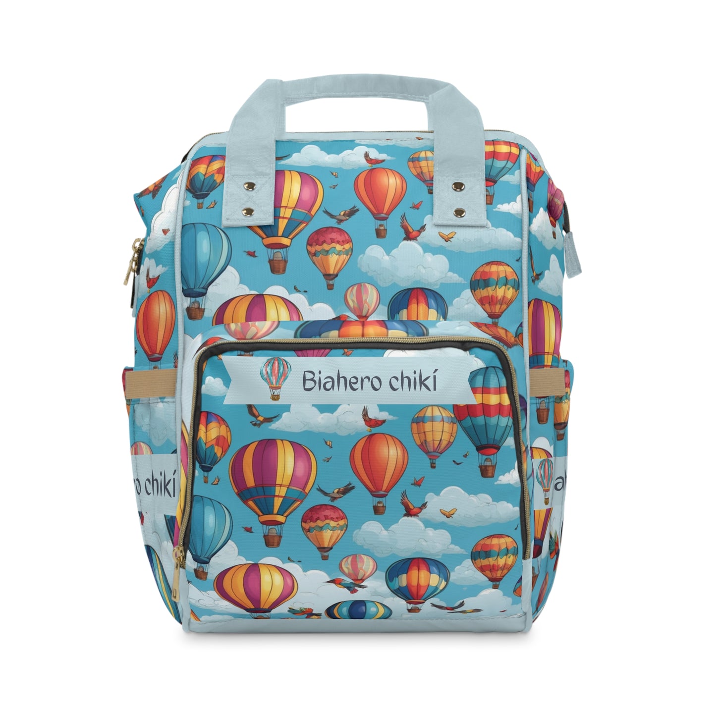 Boys Diaper Bag Personalized Aruba Baby Bag Balloon Festival Sky Waterproof Backpack