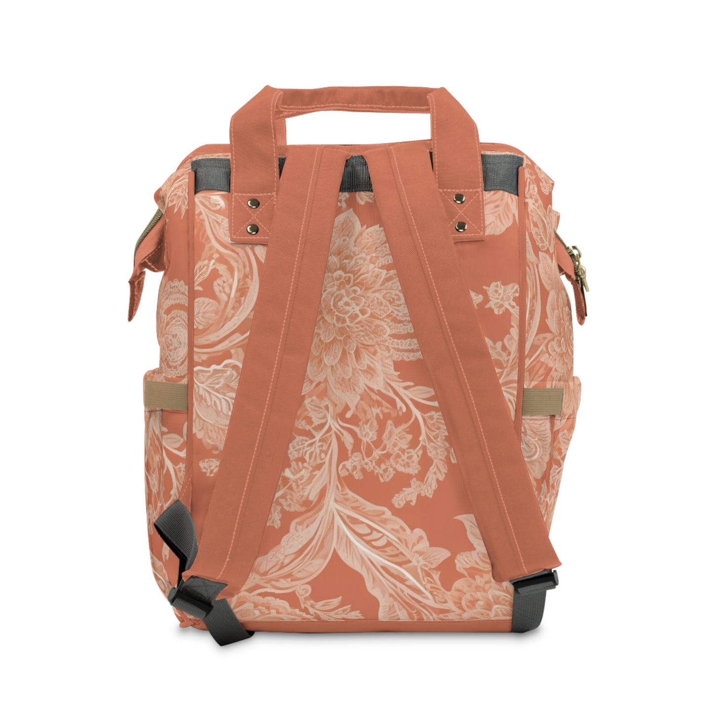 Girls Diaper Bag Personalized Arabic Baby Bag Hayati Floral Design