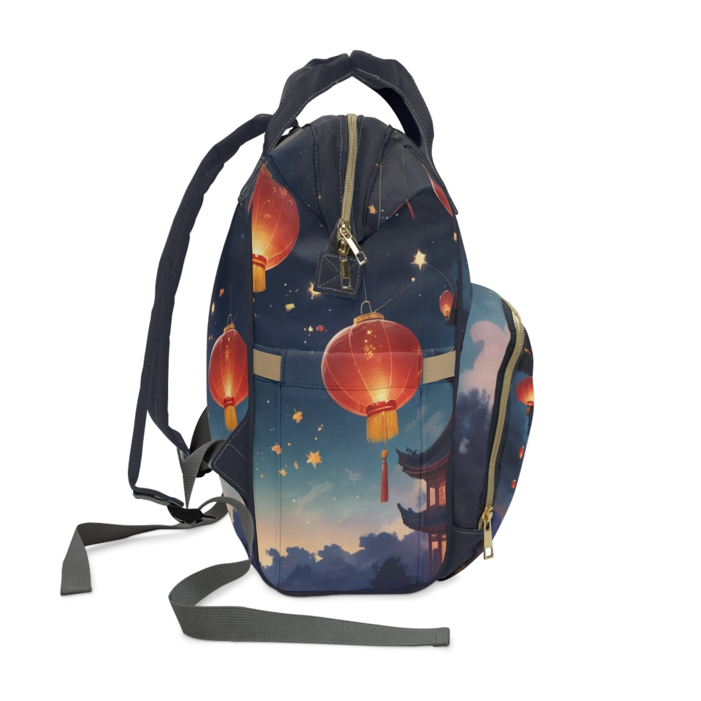 Boys Diaper Bag Personalized | Chinese Lantern Festival Bag