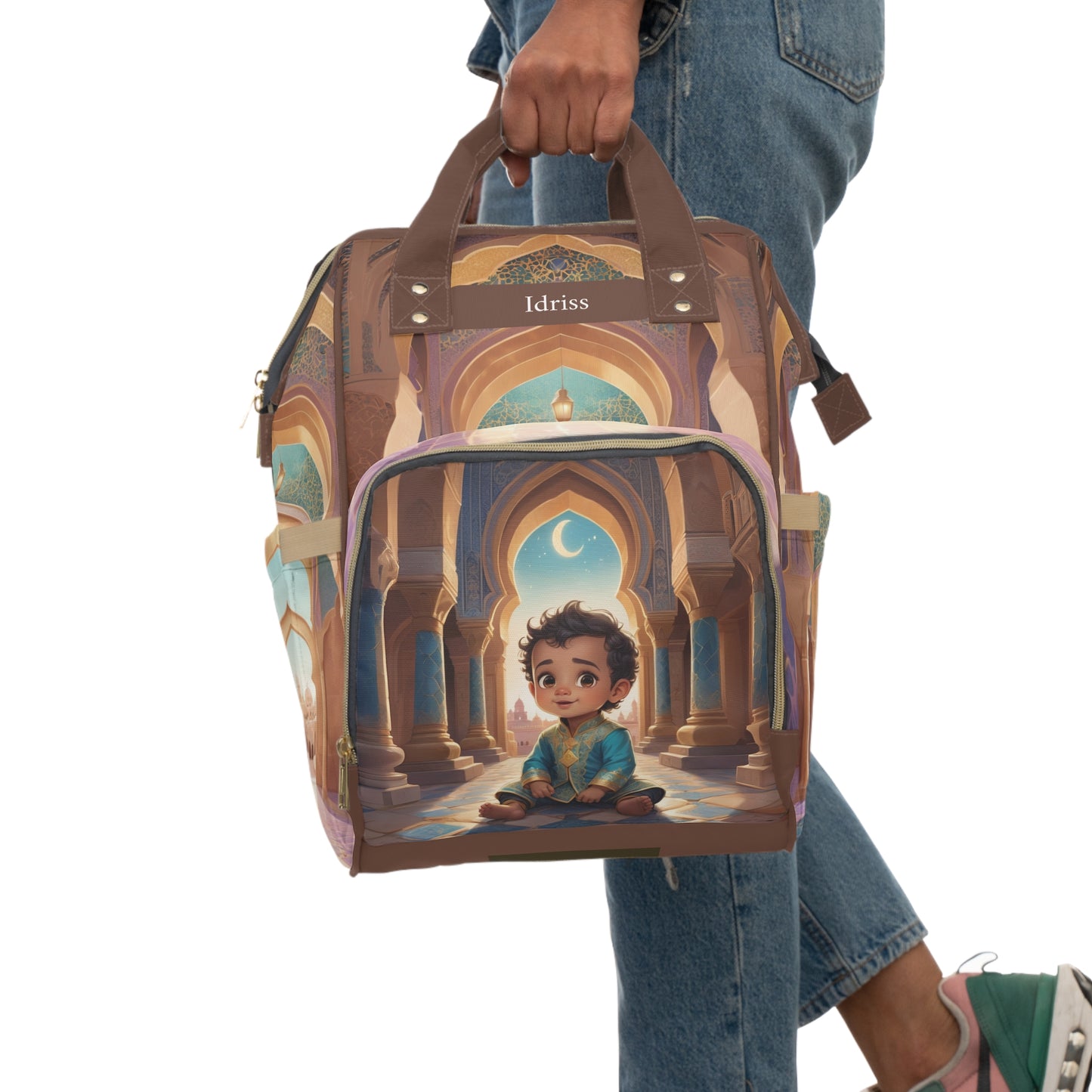 Idriss Royal Arches Baby Bag – Personalized Moroccan