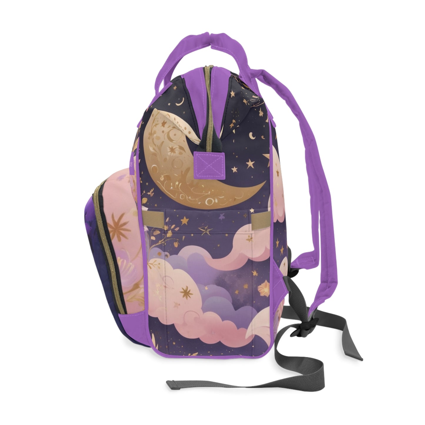 Girls Zodiac Backpack Pisces | Personalized Baby Girl Bag with Fish & Zodiac Quote | Unique Astrology Baby Shower Gift