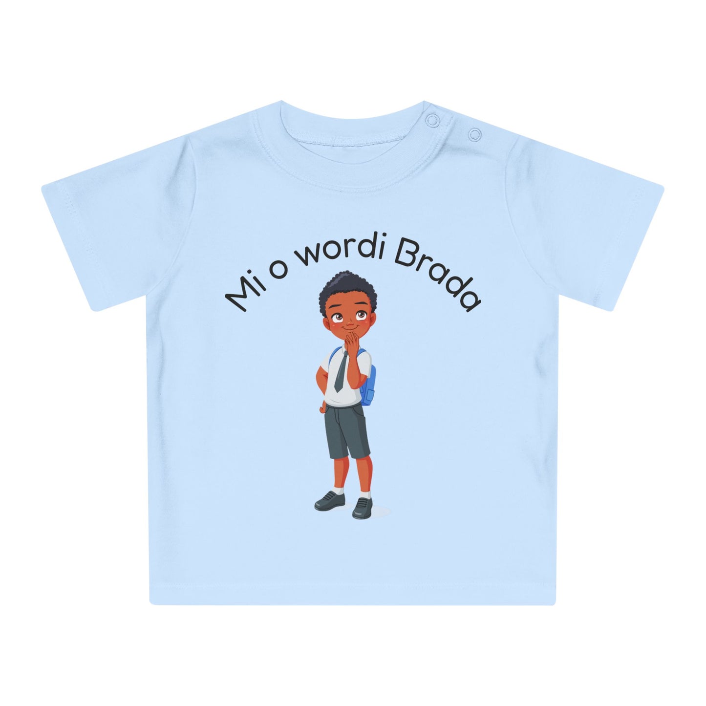 Toddler T Shirt Mi o wordi Brada Surinamese Announcement