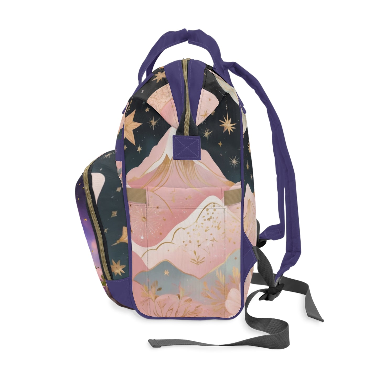 Girls Zodiac Backpack Capricorn | Personalized Baby Girl Bag with Goat & Zodiac Quote | Unique Astrology Baby Shower Gift