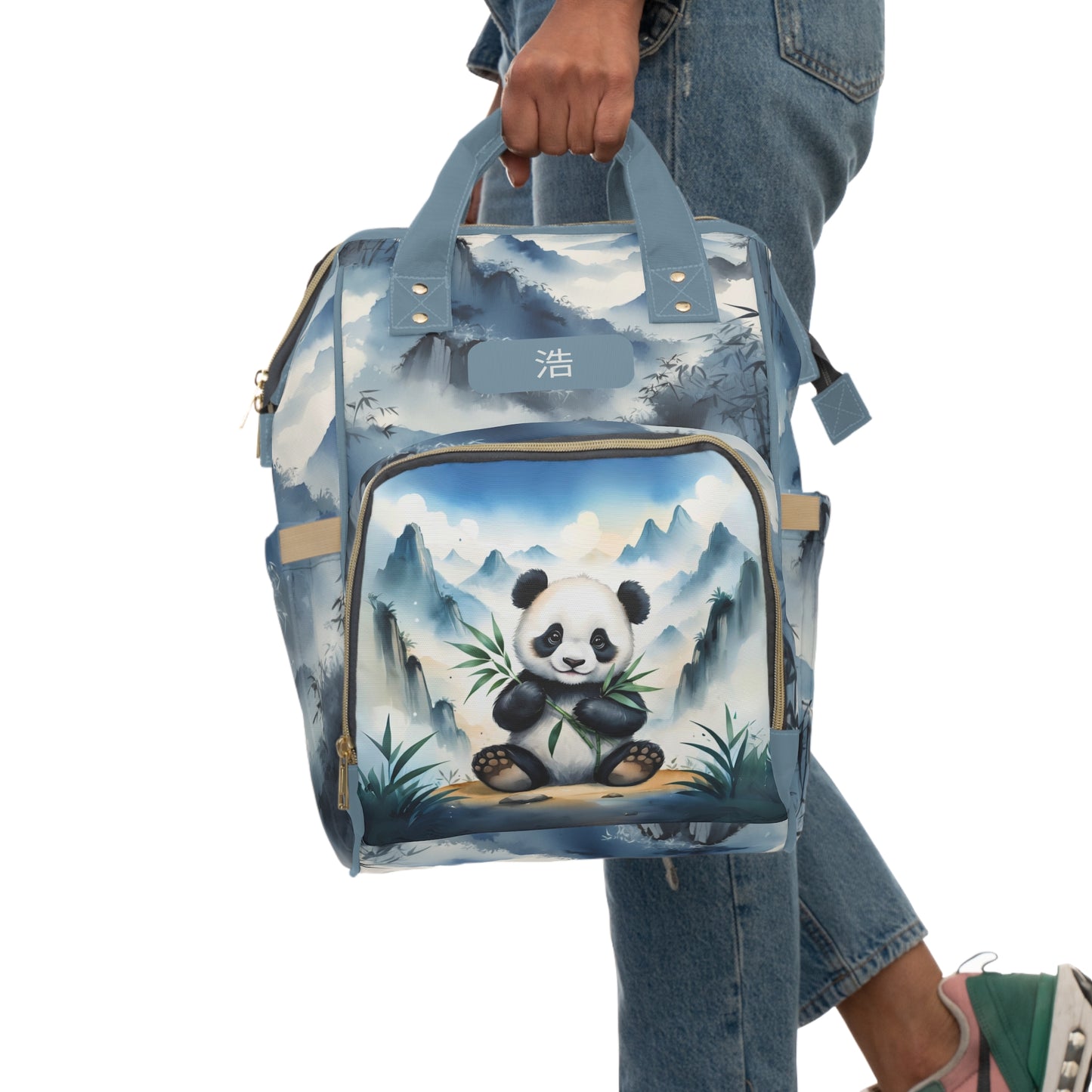Boys Diaper Bag Personalized | Chinese Panda Baby Bag