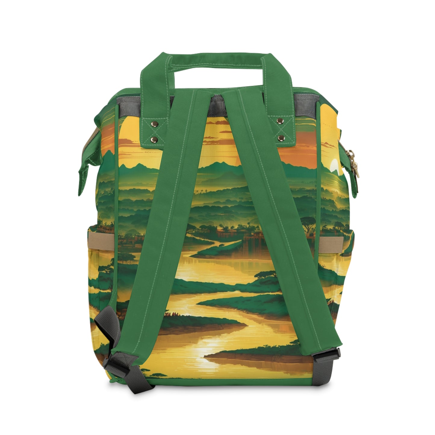 Boys Ghanaian Kente – Lion Prince Diaper Bag (Kwame Edition)