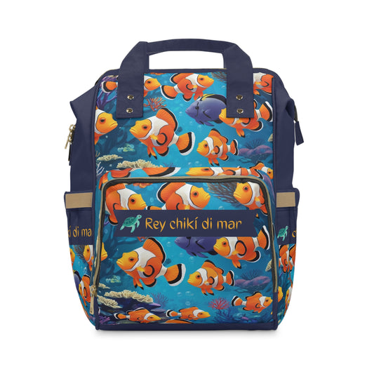 Boys Diaper Bag Personalized Aruba Baby Bag Clownfish Ocean Reef Waterproof Backpack
