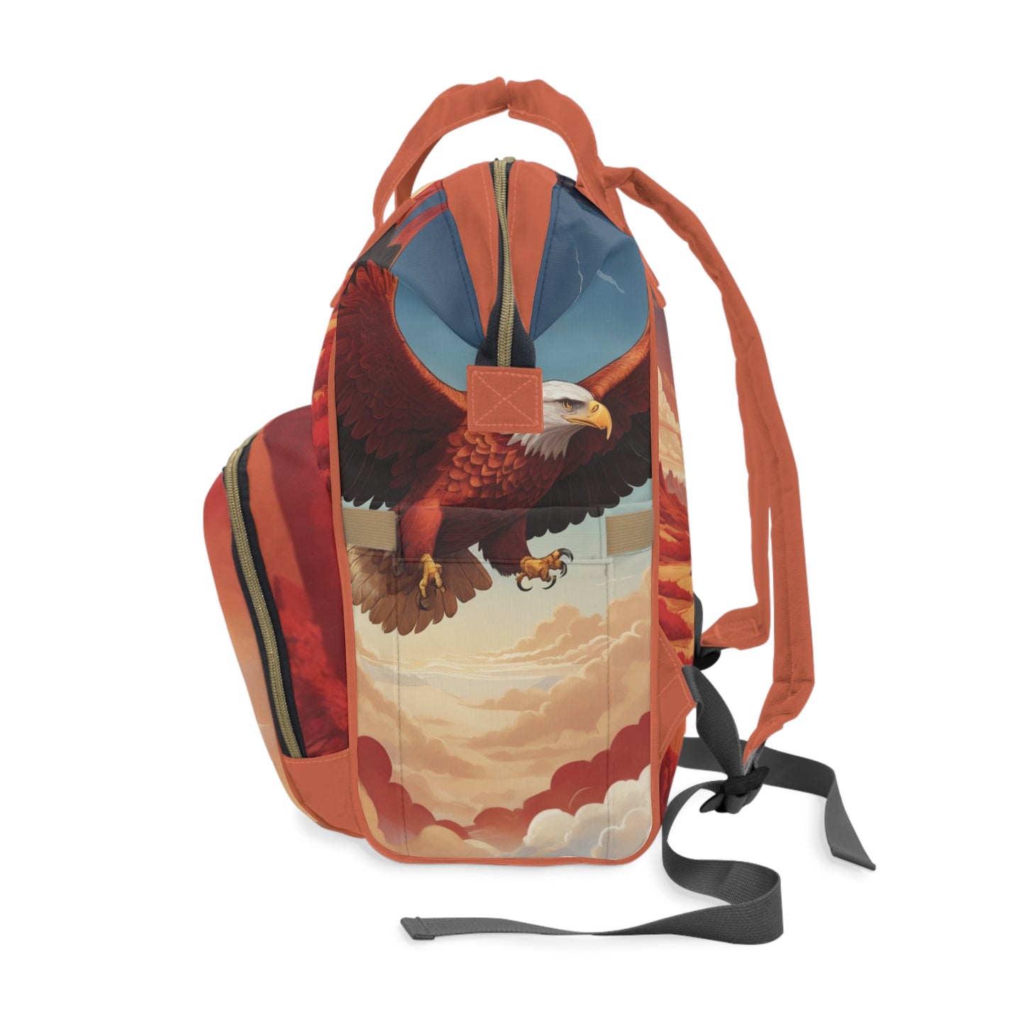 Boys Ghanaian Kente – Eagle Vision Prince Diaper Bag (Nkrumah Edition)