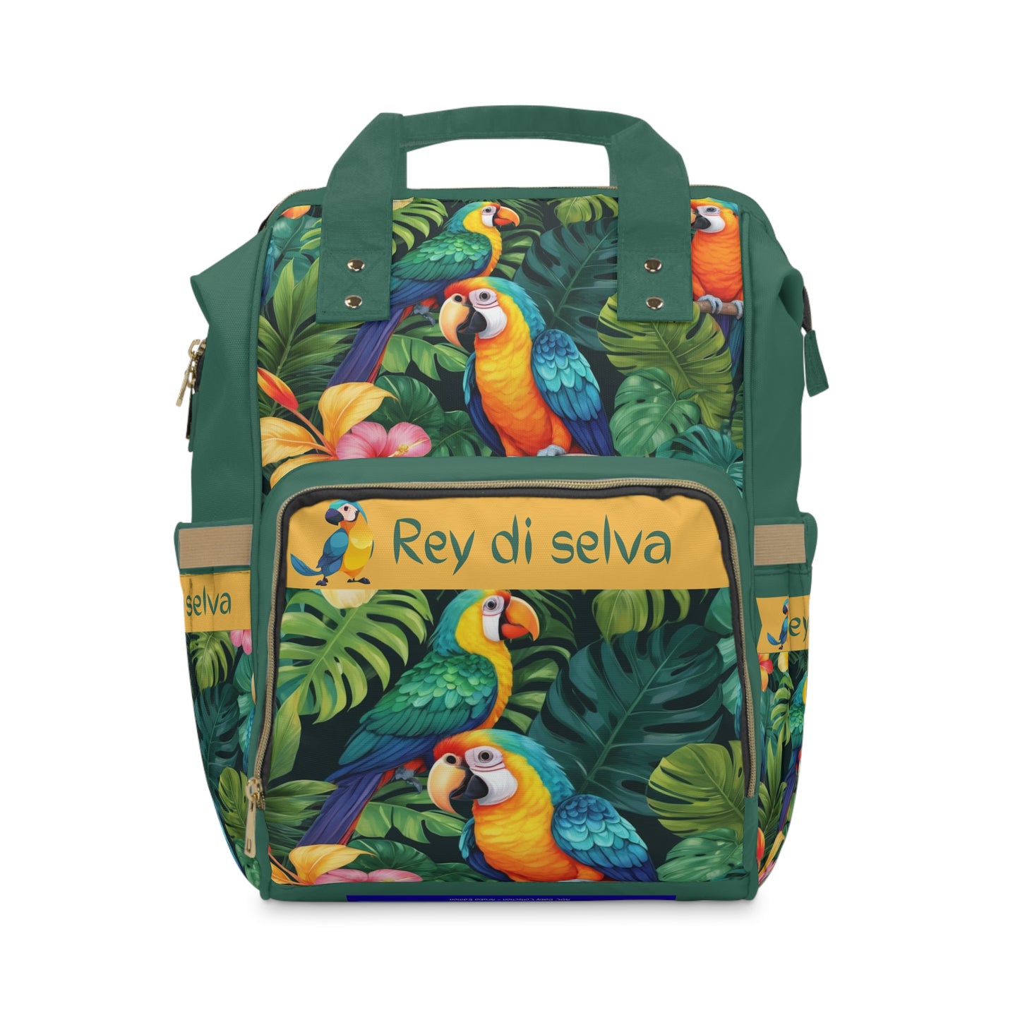 Boys Diaper Bag Backpack Parrot Jungle King Waterproof Baby Bag About This Item