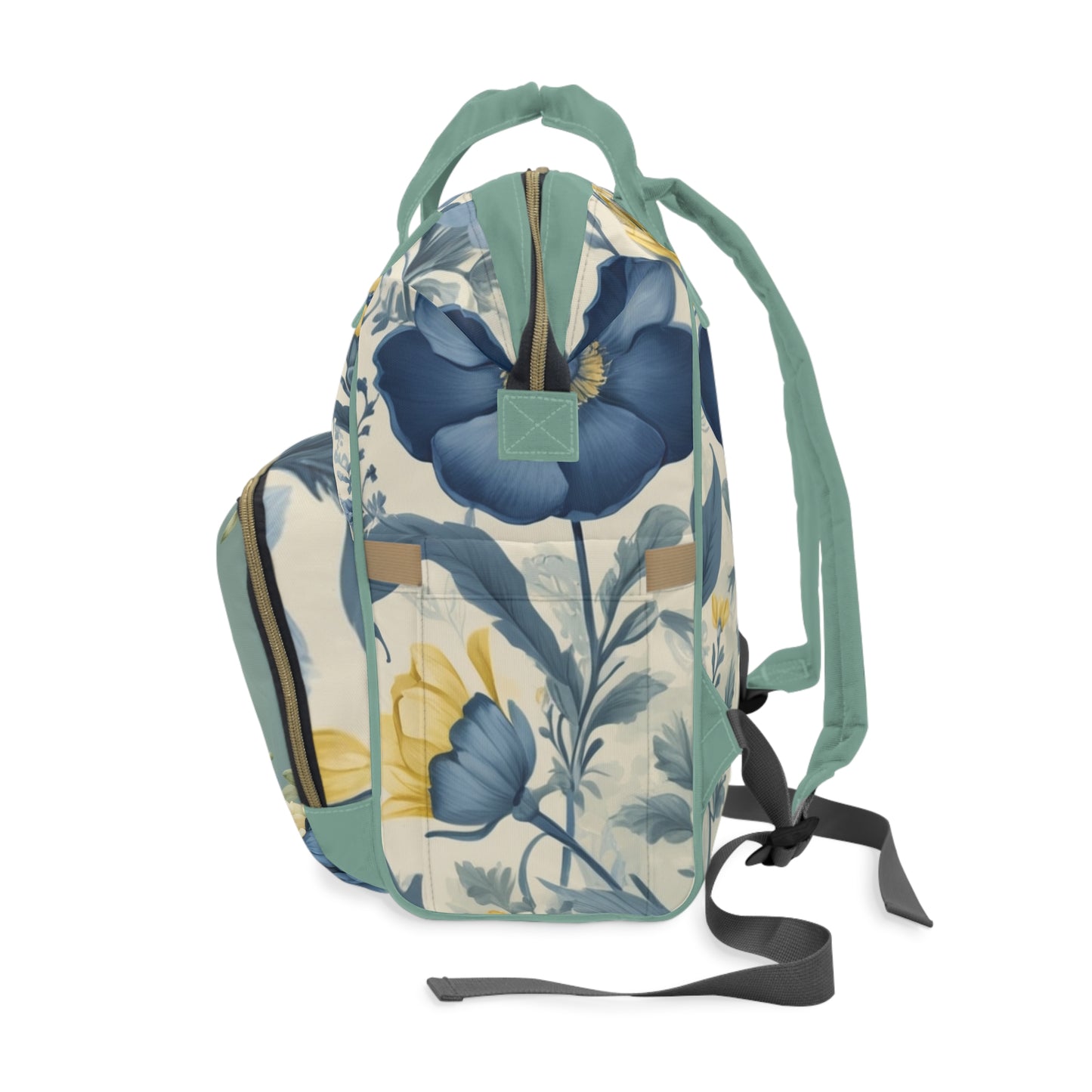 Boys Diaper Bag – Delft Blue Puppy Edition | Personalized Baby Backpack