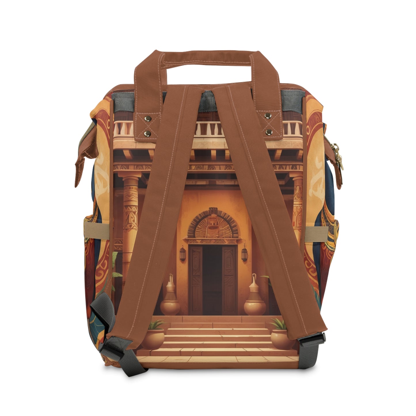 Boys Ghanaian Kente – Sankofa Warrior Prince Diaper Bag (Osei Edition)