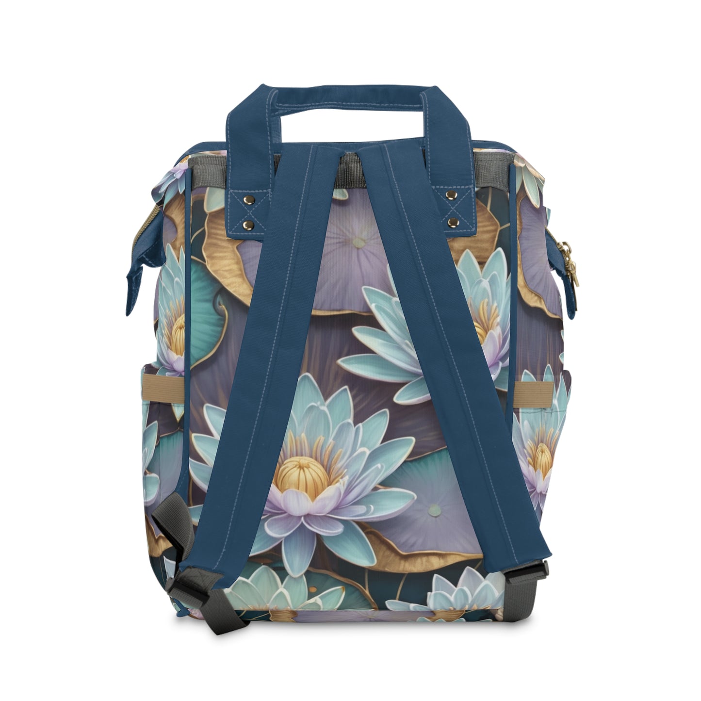 Girls Surinamese Backpack | Personalized Baby Girl Bag with Water Lily Quote | Unique Cultural Baby Shower Gift