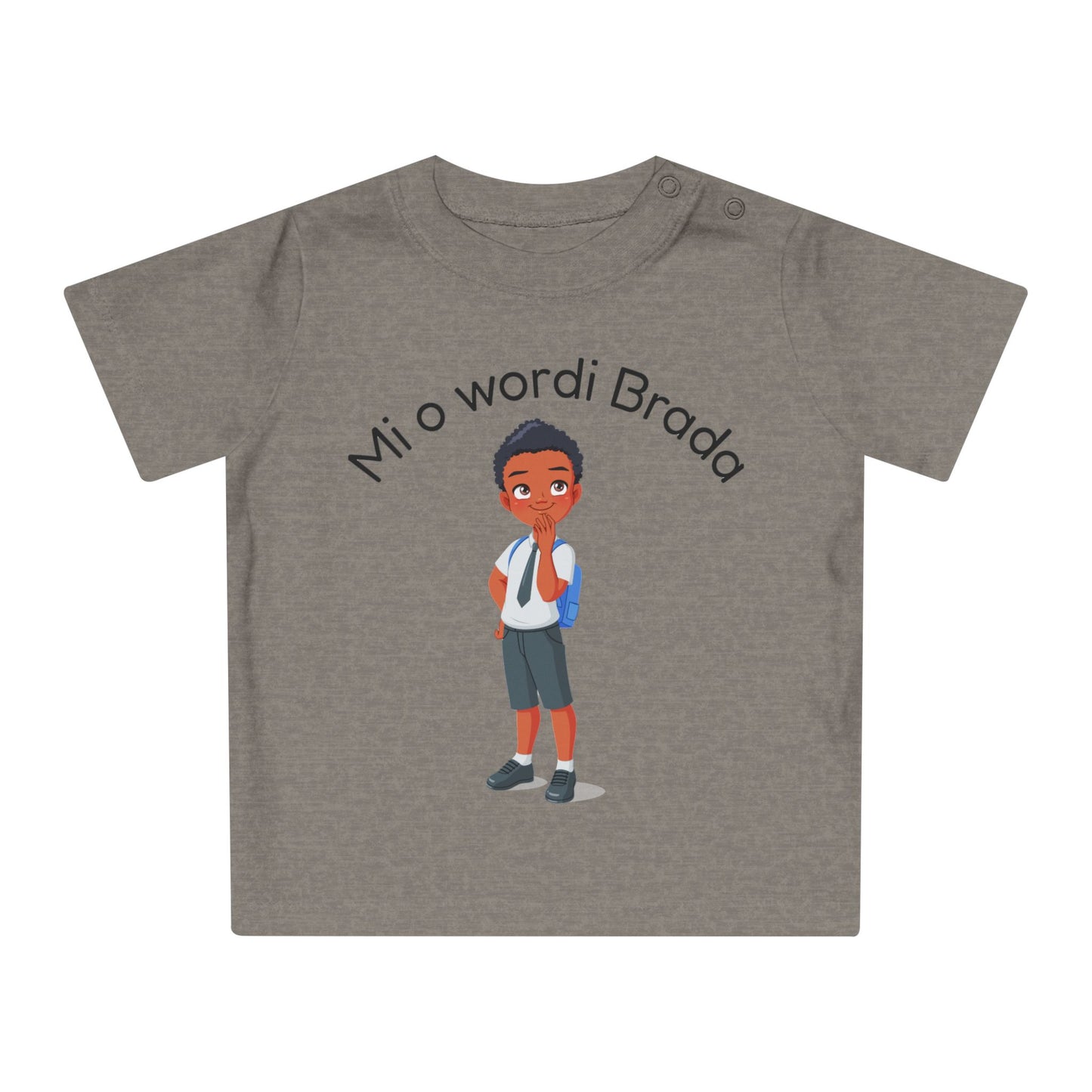 Toddler T Shirt Mi o wordi Brada Surinamese Announcement