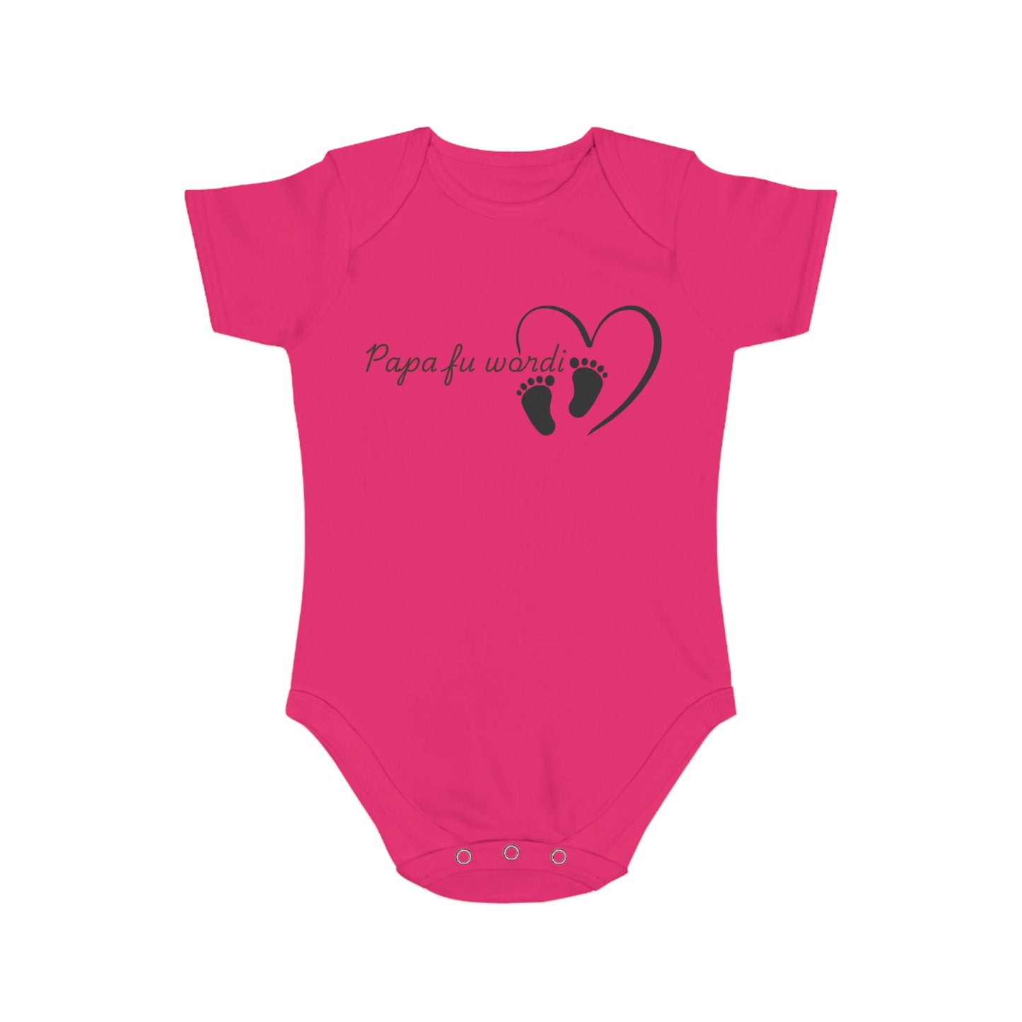 Baby Bodysuit Papa fu wordi Surinamese Daddy to Be