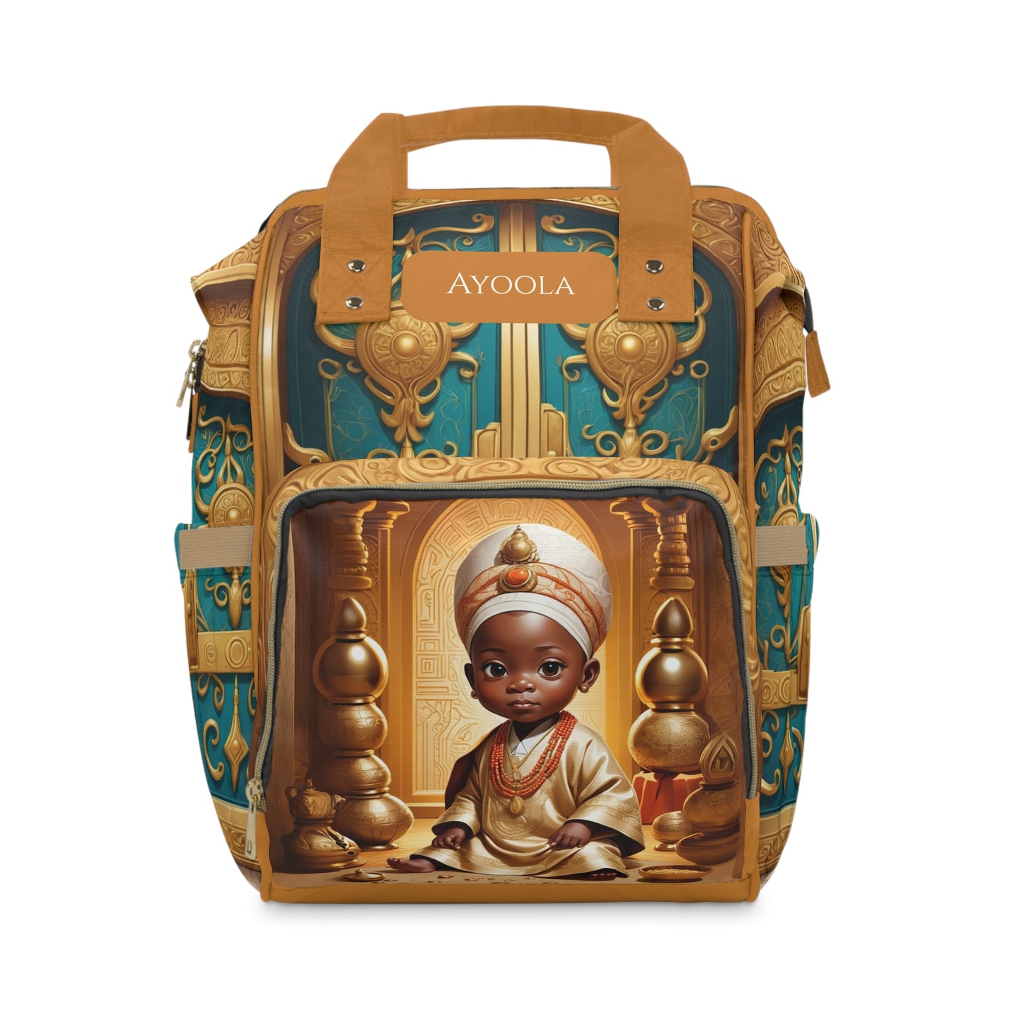 Ayoola Yoruba Prince Diaper Bag – Crown of Wealth