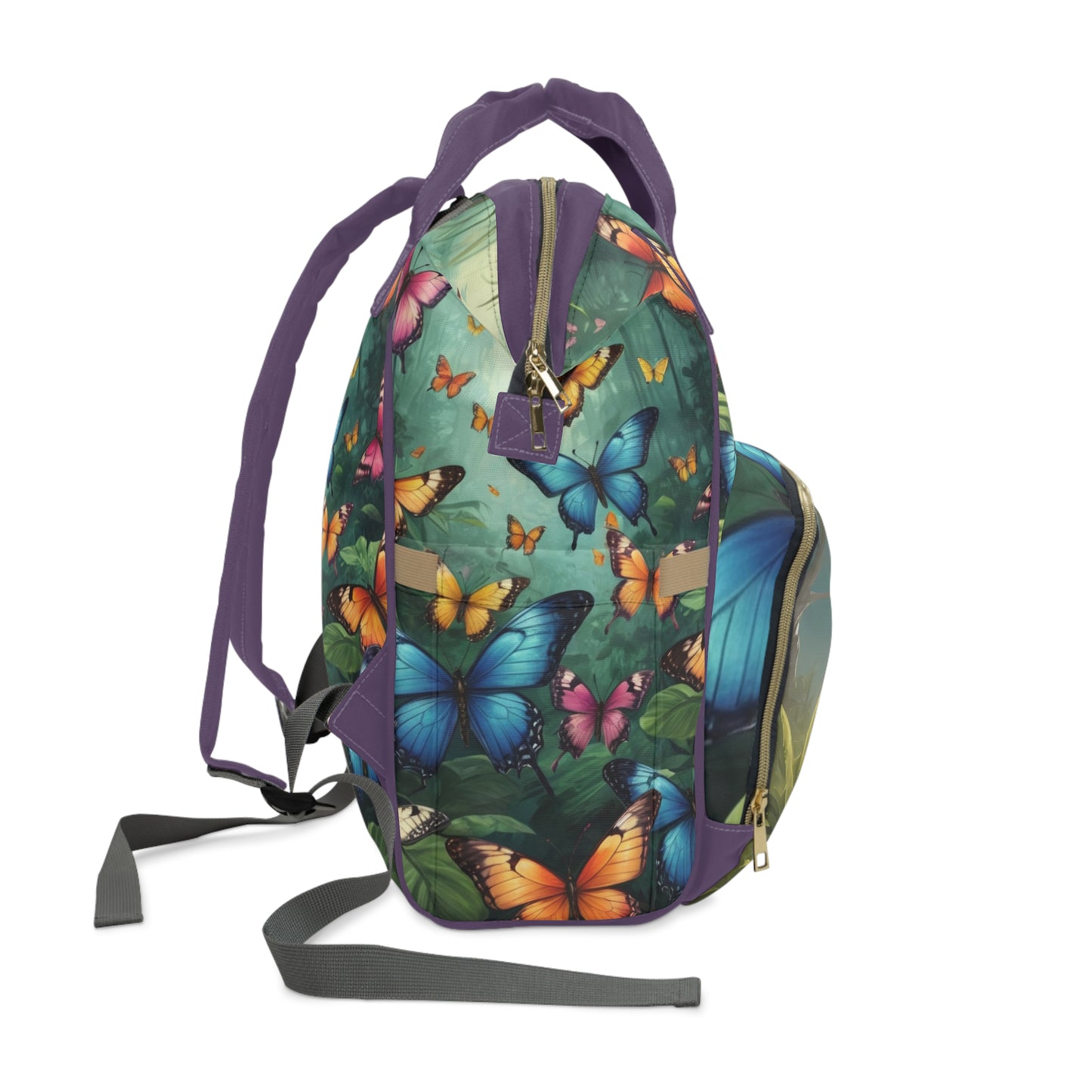 Girls African Diaper Bag – Yoruba Butterfly Princess Ireti