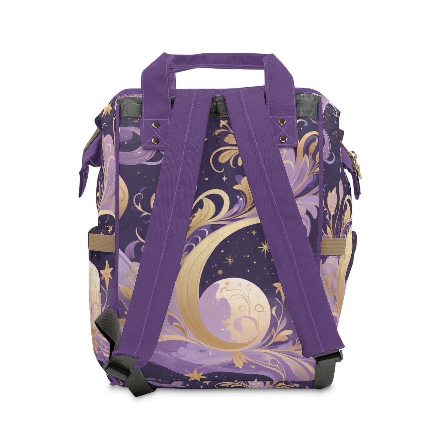 Girls Zodiac Backpack Aquarius | Personalized Baby Girl Bag with Water Bearer & Zodiac Quote | Unique Astrology Baby Shower Gift