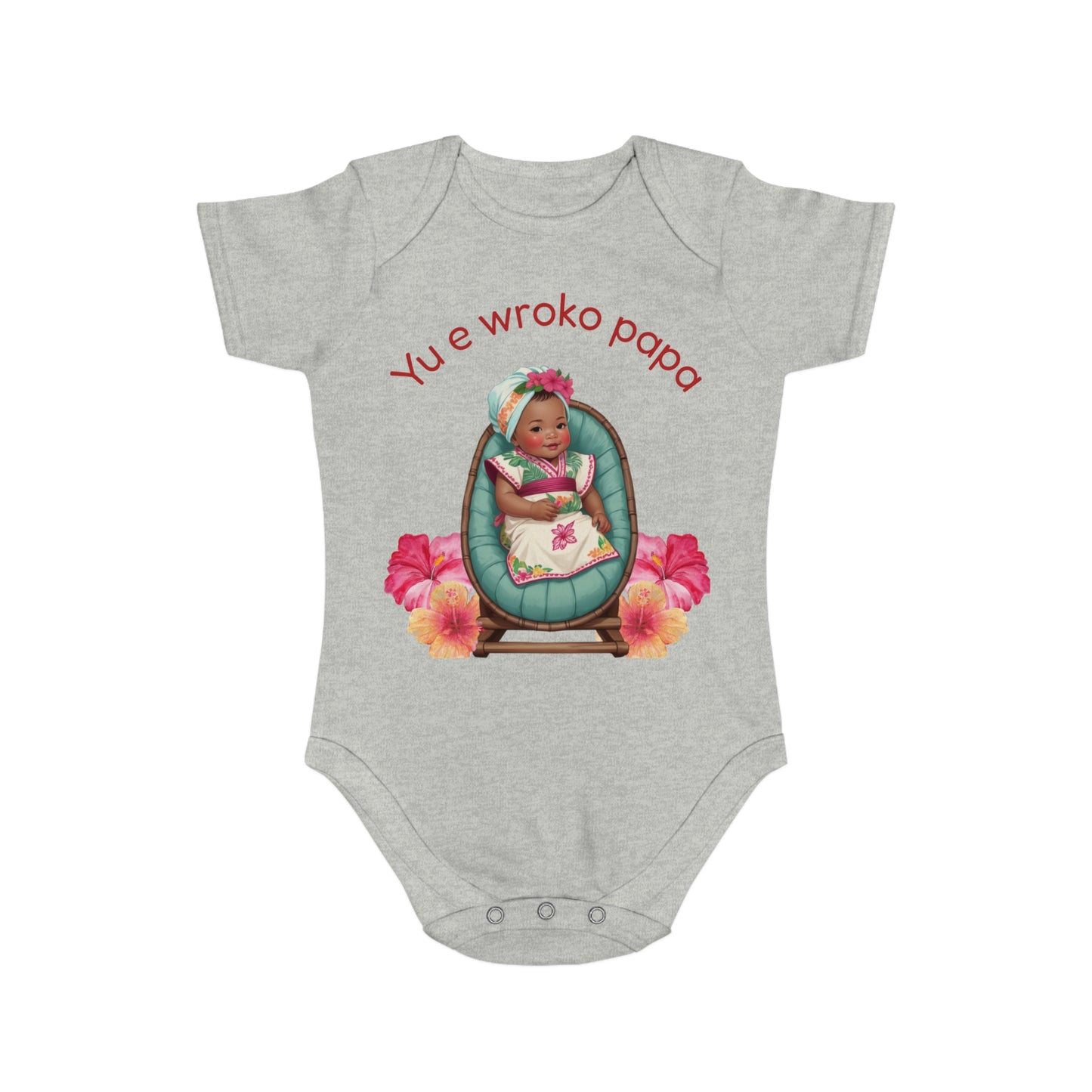 Surinamese Baby Announcement Bodysuit – Yu e wroko papa