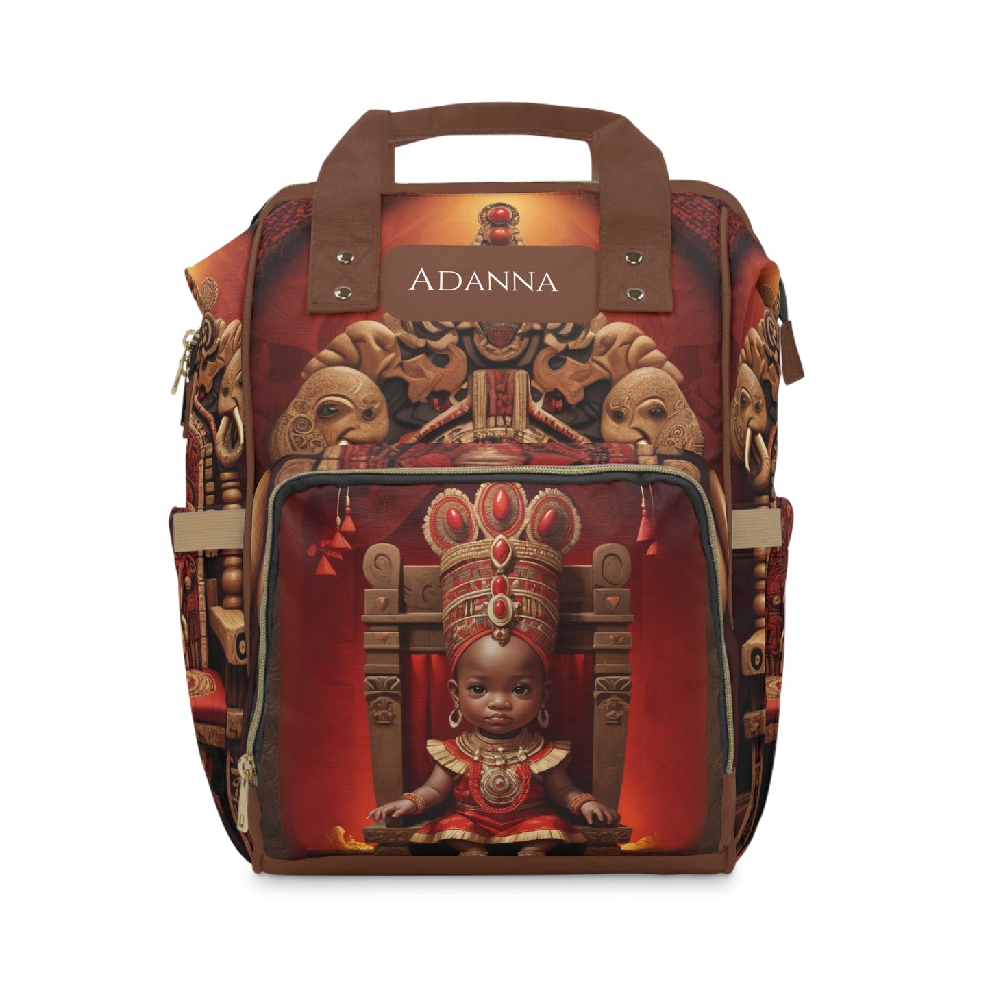 Adanna Igbo Princess Diaper Bag – Regal Throne Edition