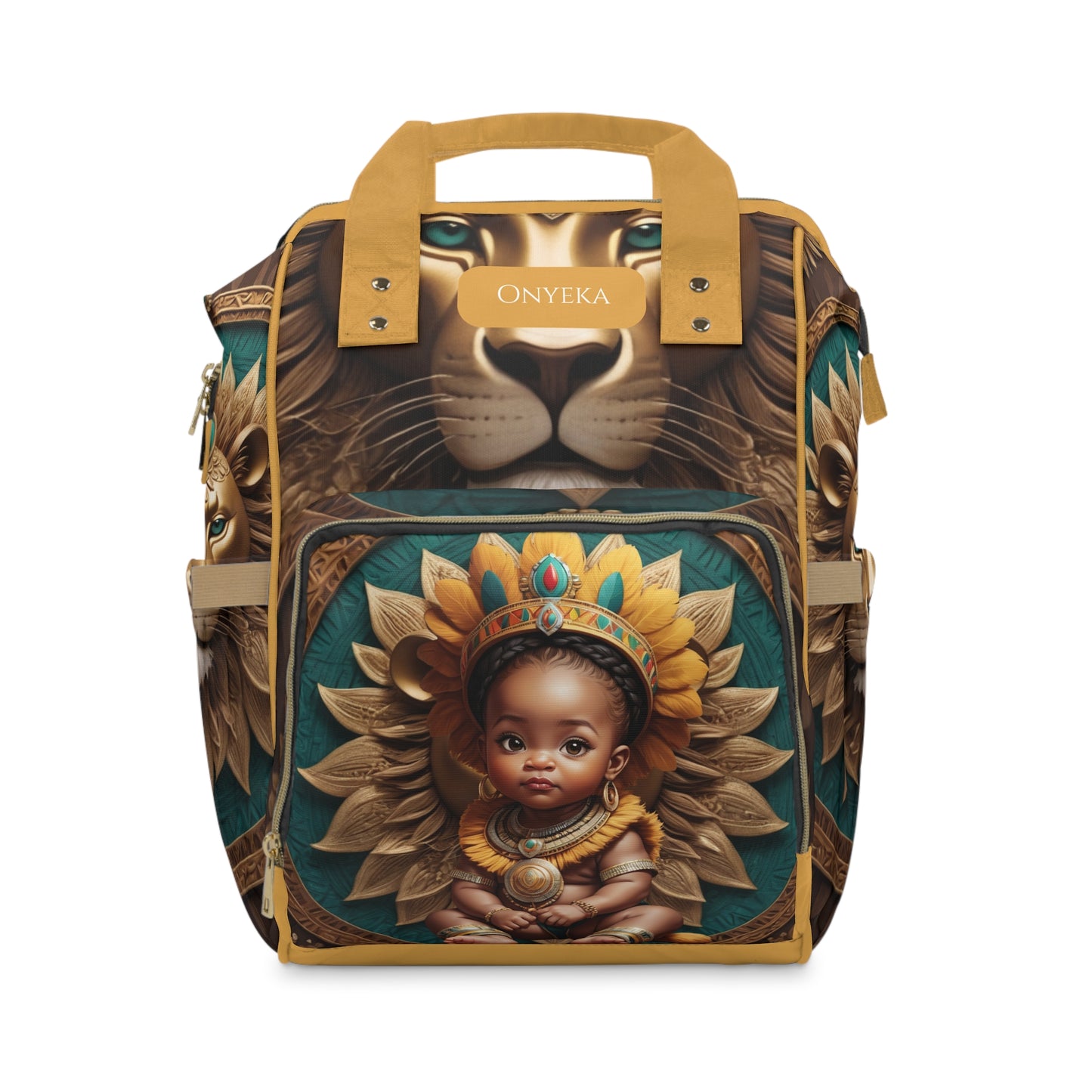 Onyeka Igbo Princess Diaper Bag | Luxury African Baby Bag