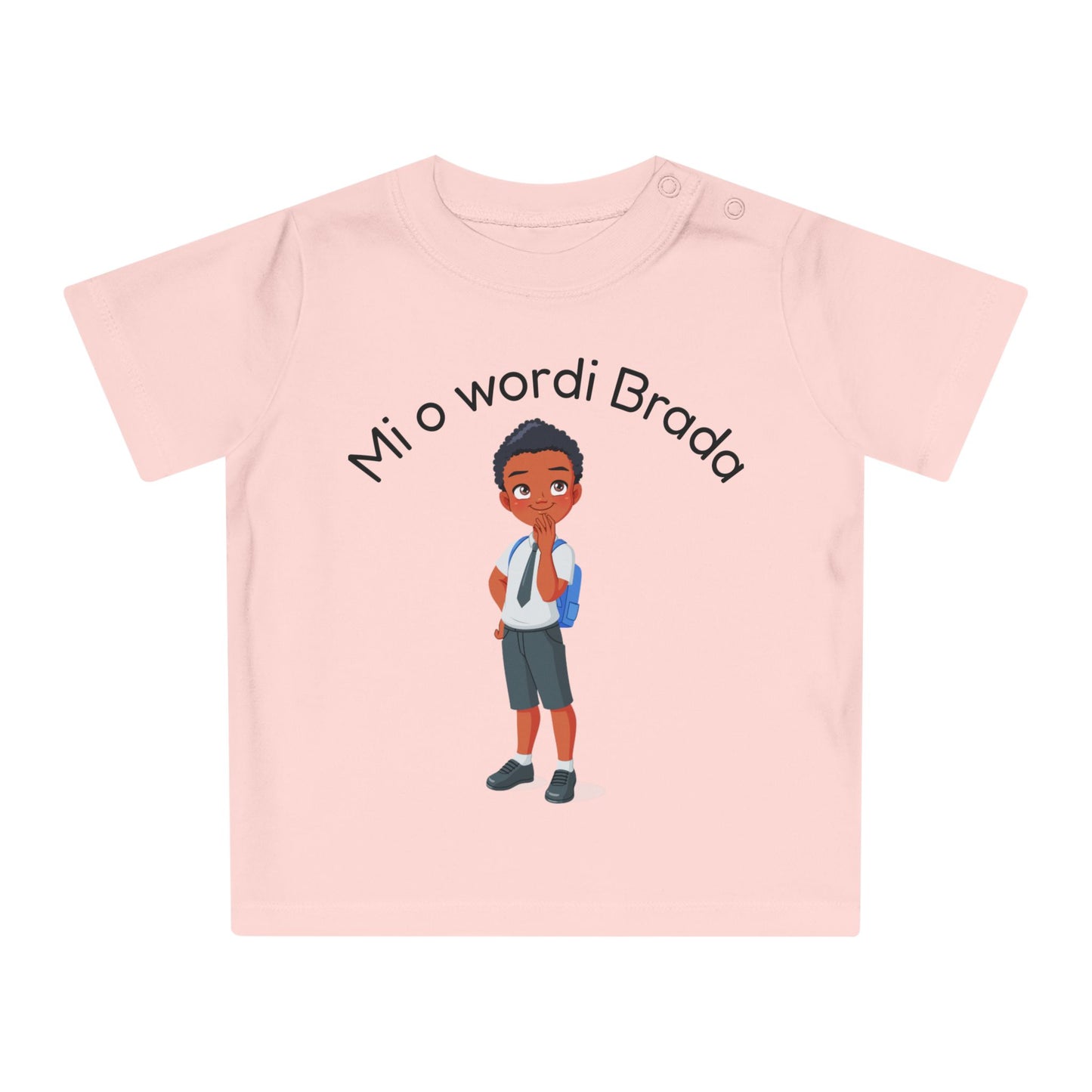Toddler T Shirt Mi o wordi Brada Surinamese Announcement