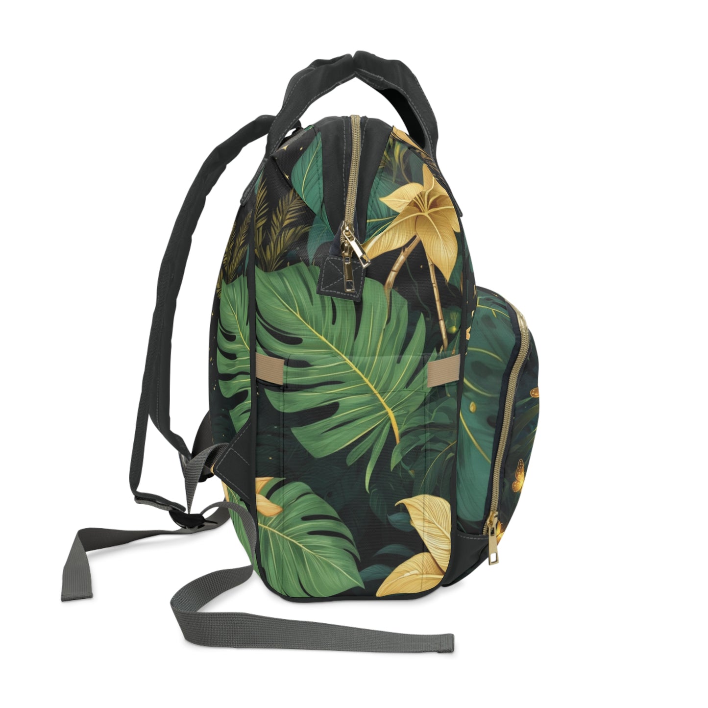 Boys Surinamese Backpack | Personalized Baby Boy Bag with Jaguar Cub & Love Quote | Unique Cultural Baby Shower Gift