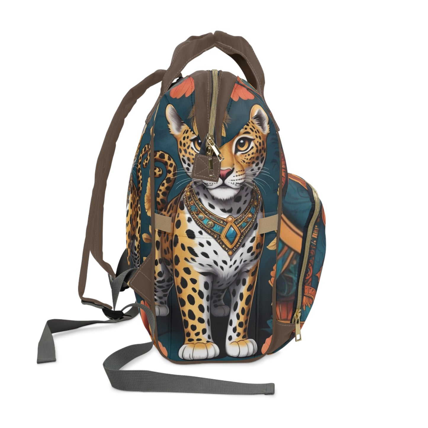 Chiamaka Igbo Princess Diaper Bag – Luxury Leopard Edition