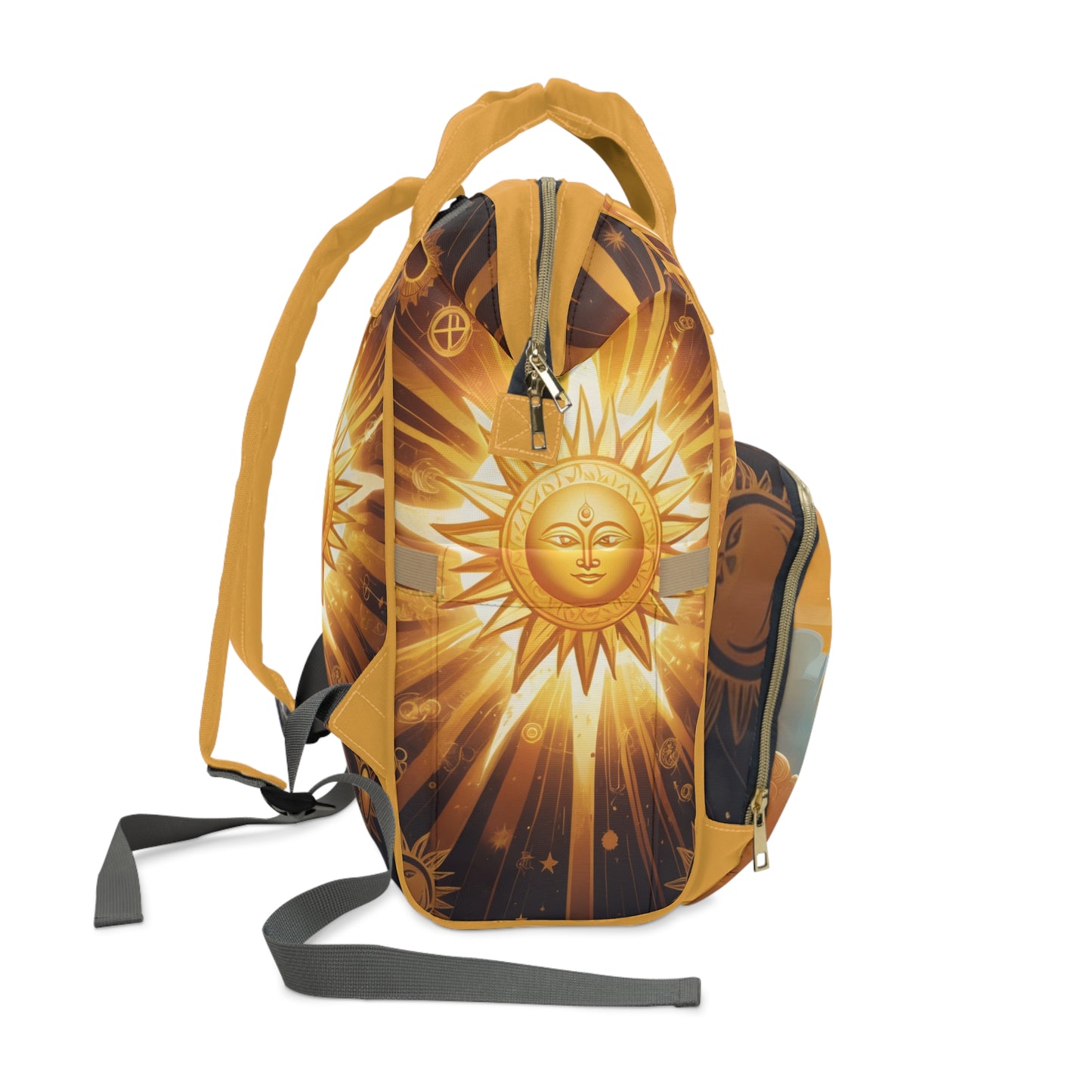 Girls African Diaper Bag – Yoruba Sun Princess Omolara