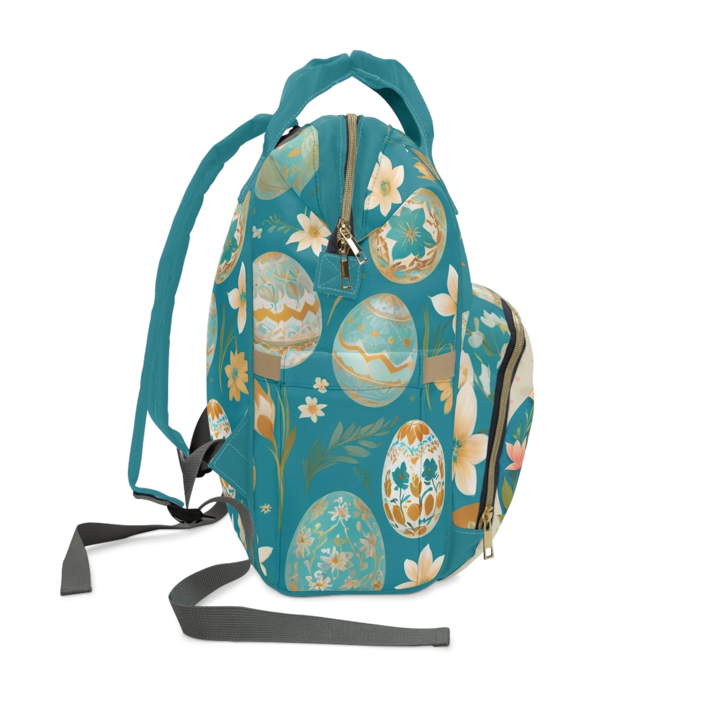 Boys Diaper Bag Personalized Persian | Baby Boy Backpack with Farsi Goldfish and Hope Quote | Unique Cultural Baby Shower Gift