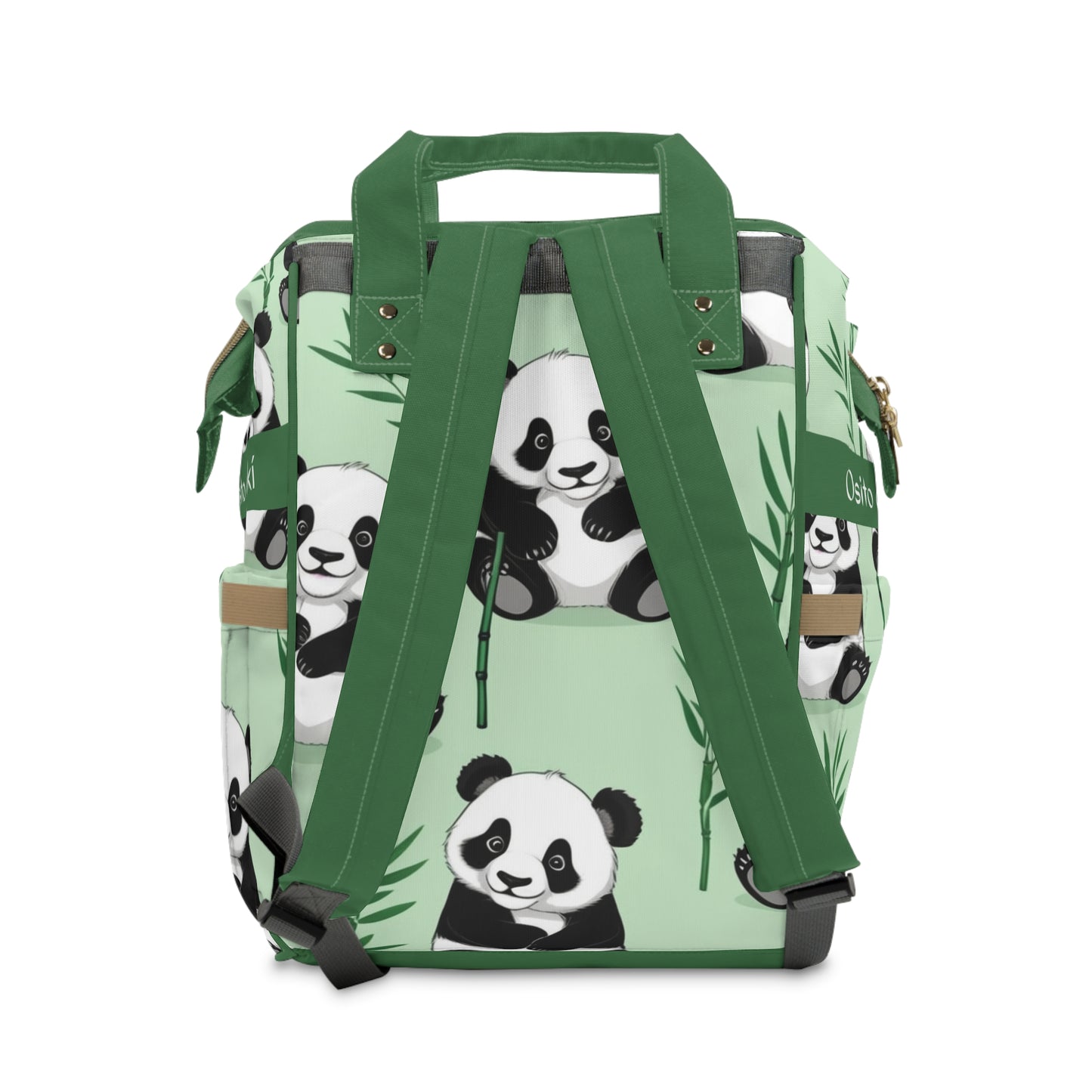 Boys Diaper Bag Personalized Aruba Baby Bag Panda Forest Friend Waterproof Backpack