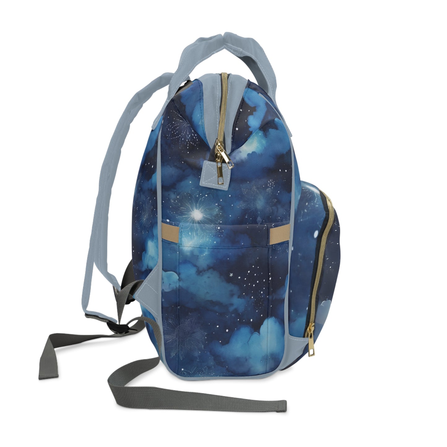 Girl Diaper Bag – Yoruba Moon Princess Edition | Personalized African Baby Backpack