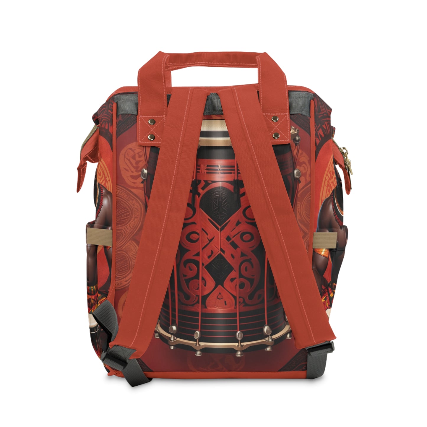 Boys Ghanaian Kente – Drum Prince Diaper Bag (Yaw Edition)