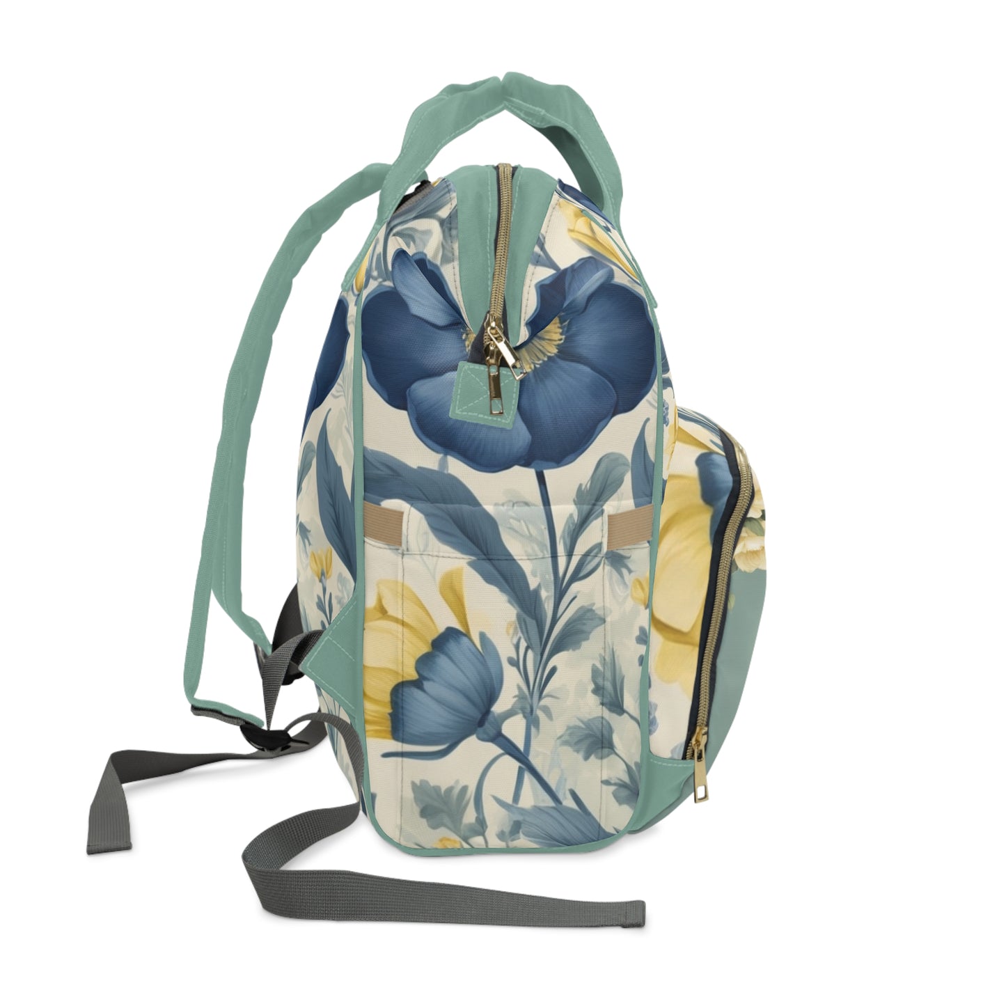 Boys Diaper Bag – Delft Blue Puppy Edition | Personalized Baby Backpack