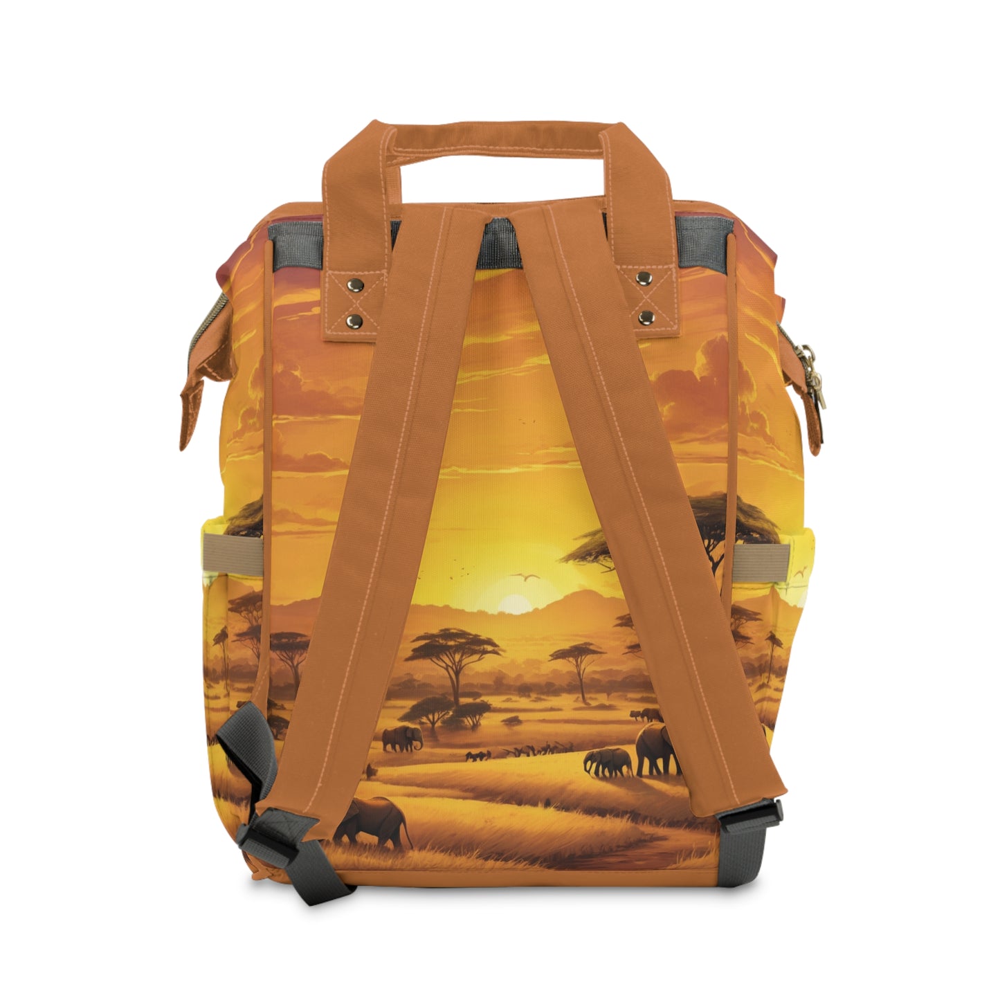 Boys Ghanaian Kente – Horse Rider Prince Diaper Bag (Yaw Edition)